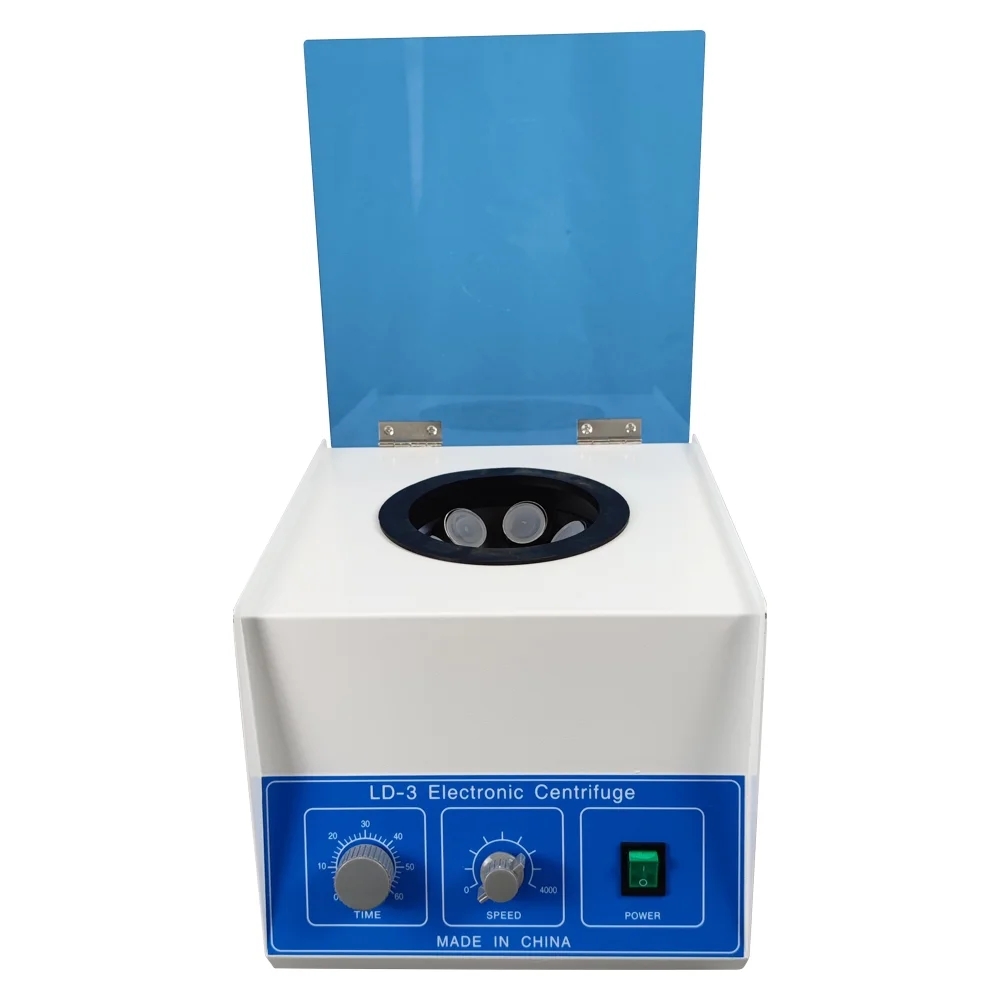 Techtongda Electric Benchtop Centrifuge Lab Medical Practice 50ml*6 LD-3