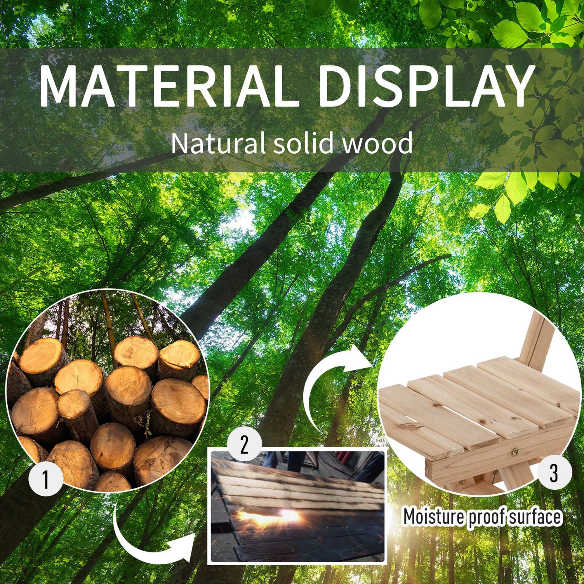 Outsunny 56''x14''x41'' 4 Tier Wooden Plant Stand with Removable Wheels, Natural