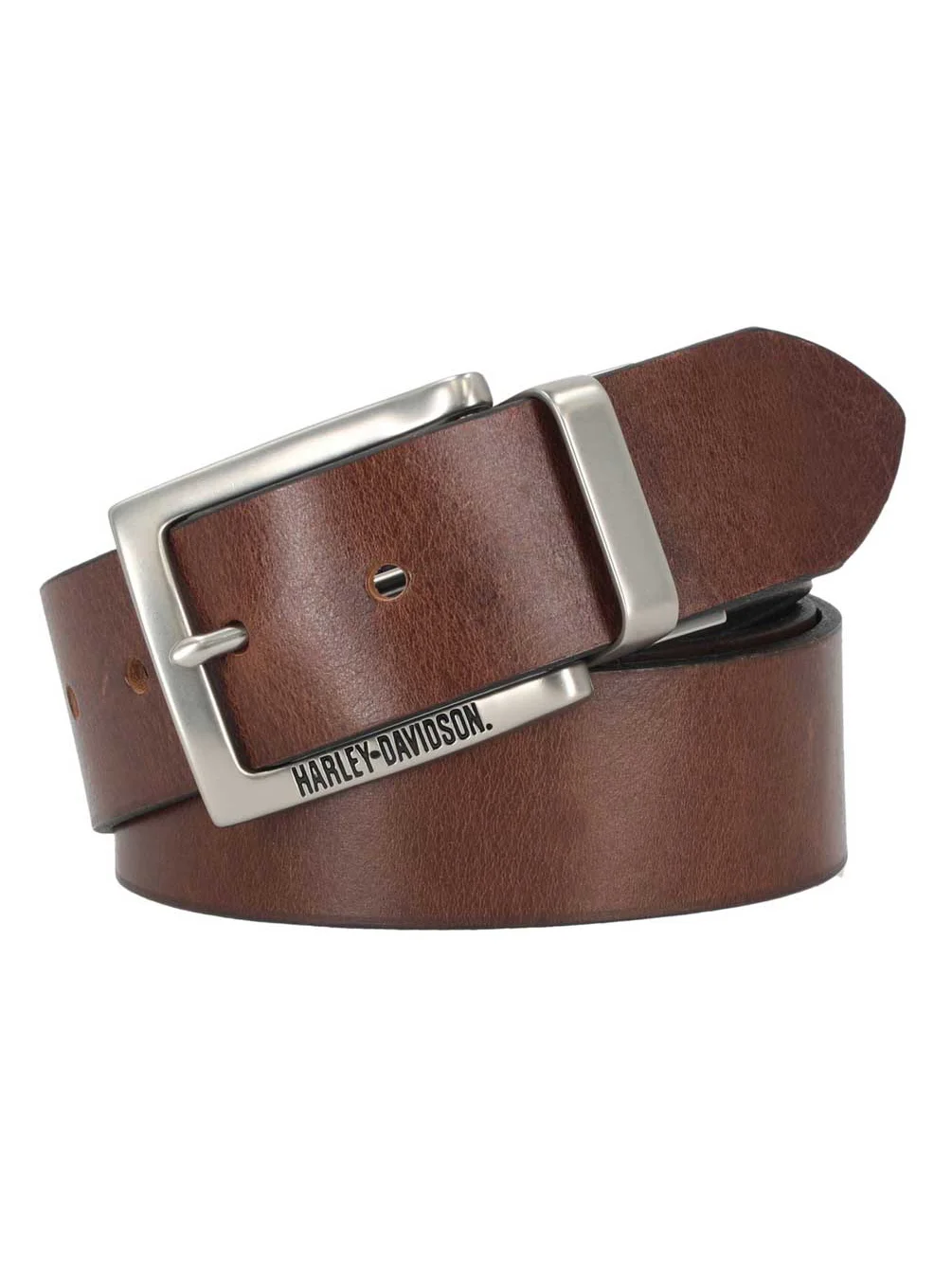 Harley-Davidson Men's Mod H-D Reversible Genuine Leather Belt - Black/Brown (42), Harley Davidson