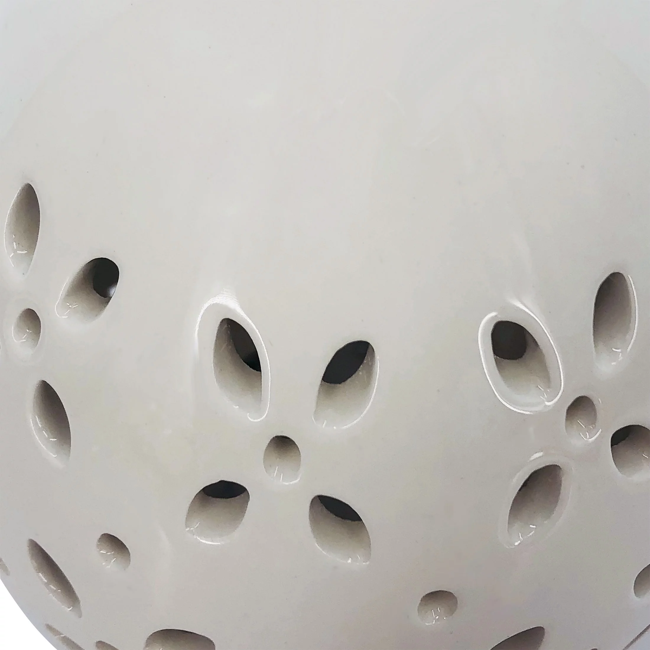 Way to Celebrate 7 in Large Easter LED White Ceramic Egg, 1.58 lb