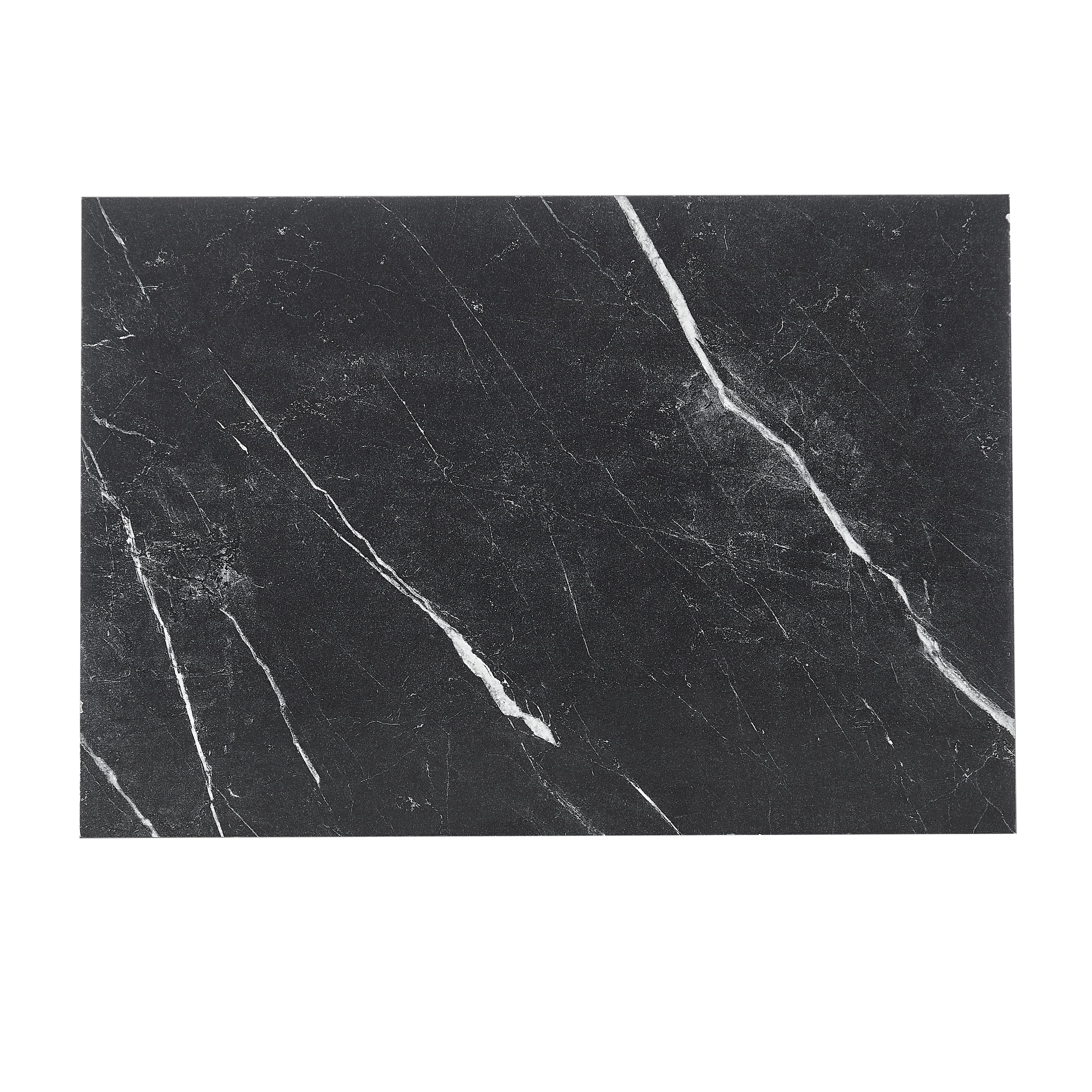 FESTIVO 47 in. Navy Blue Wood Buffet Bar Cabinet with Wine Rack with Marbling Pattern Countertop