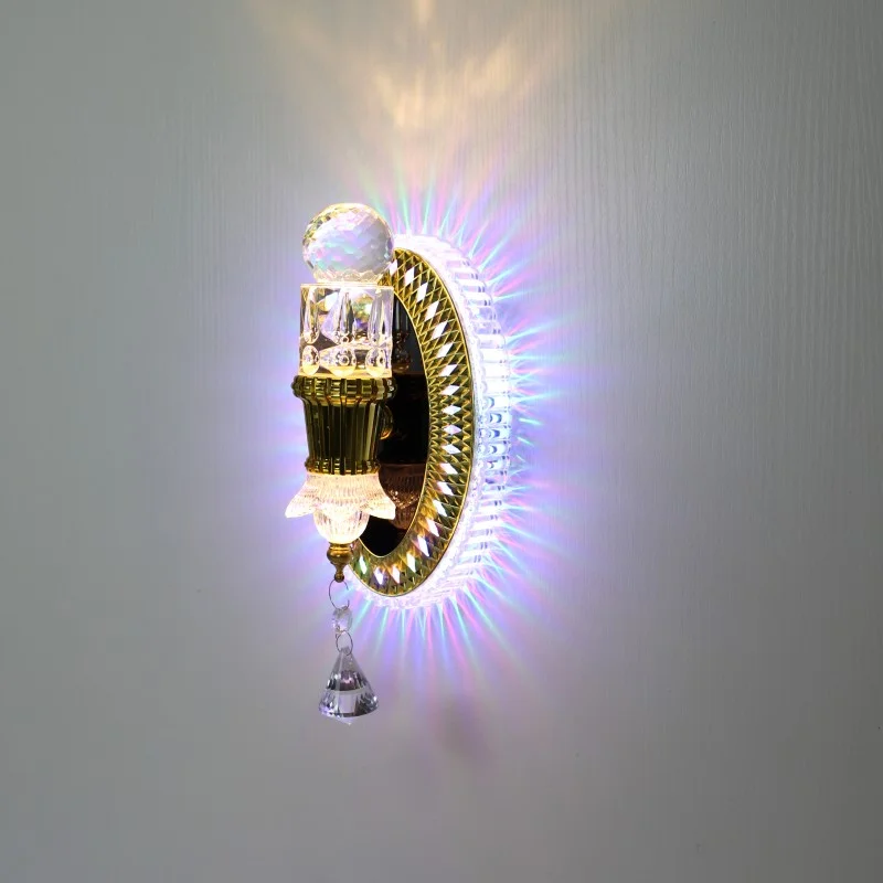 Modern Crystal Wall Sconces  Luxury Wall Lamp Wall Lighting  Living Room Bedroom Bathroom Bedside Hallway Stairway Doorway