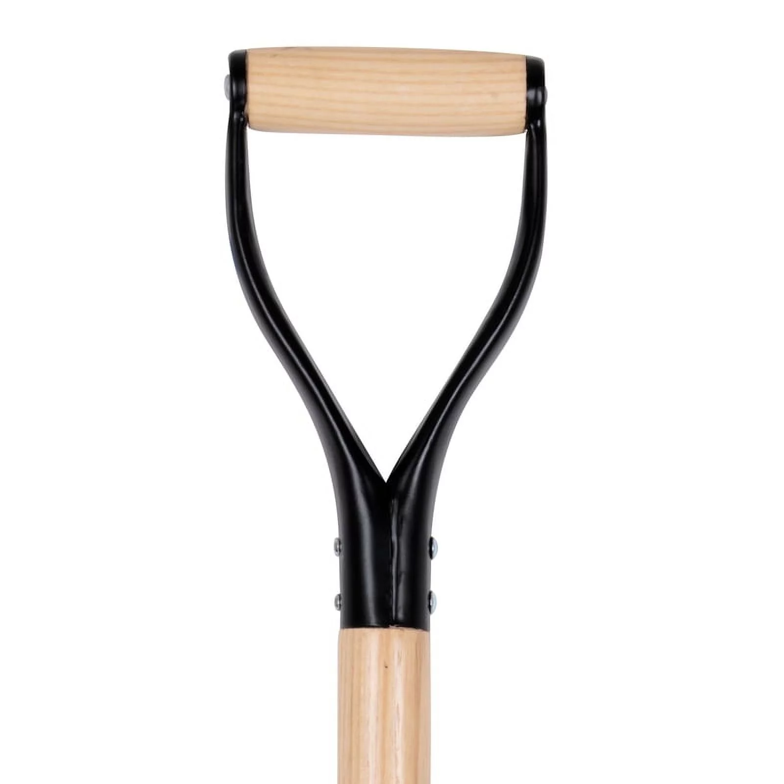 Vulcan Straight Shovel Handle, D-Grip Handle, Steel/Wood, 30 in