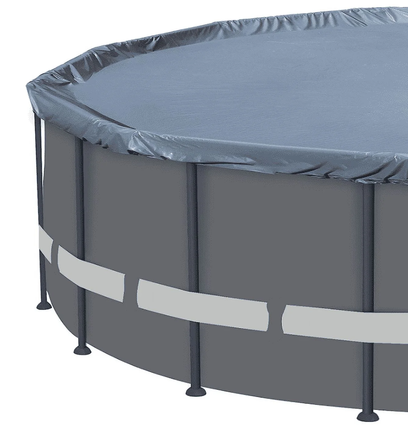 Bluebay Softsided Pool Grey with Grey Tubing 15ft Wide, 48in Deep by Sunneday
