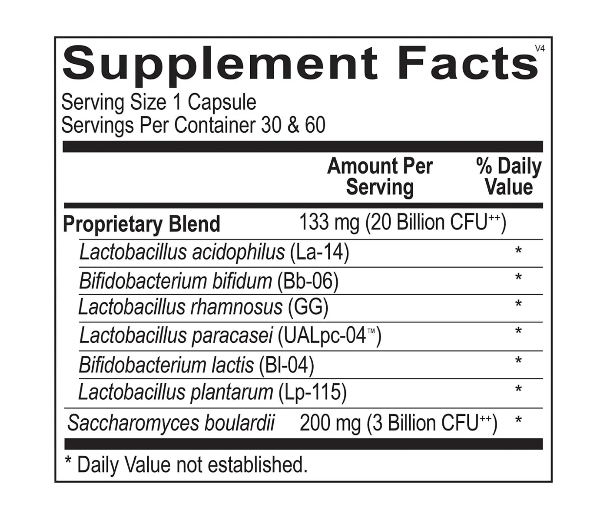 Ortho Biotic Capsules (30 capsules) by Ortho Molecular Products 30ct