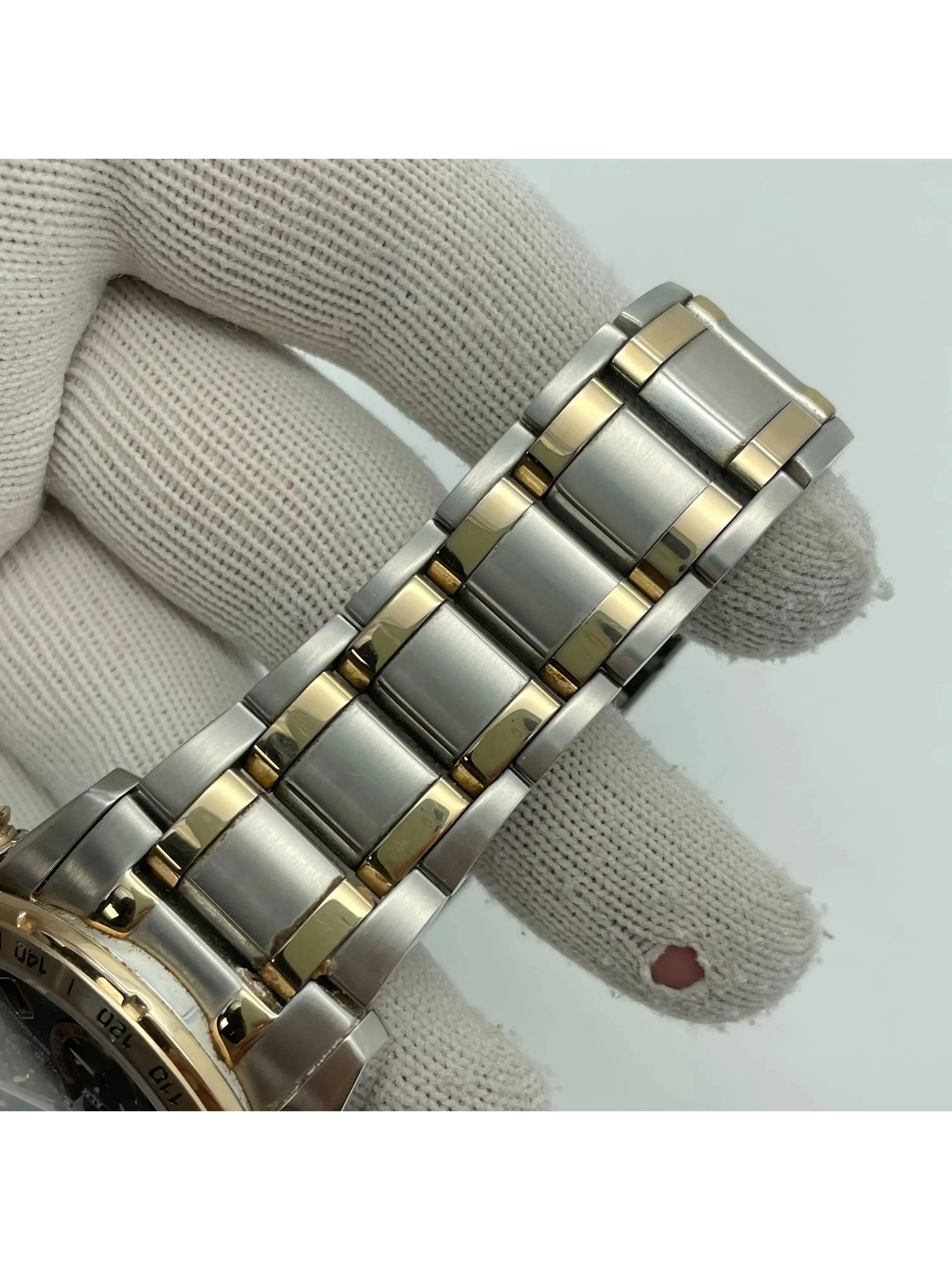 Citizen Eco-drive Two-Tone Stainless Steel Atomic Quartz Mens Watch AT4109-54E