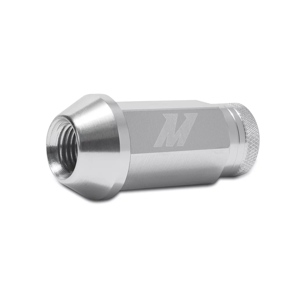 Mishimoto  M12 x 1.25 in. Aluminum Locking Lug Nuts Set, Silver - 20 Piece