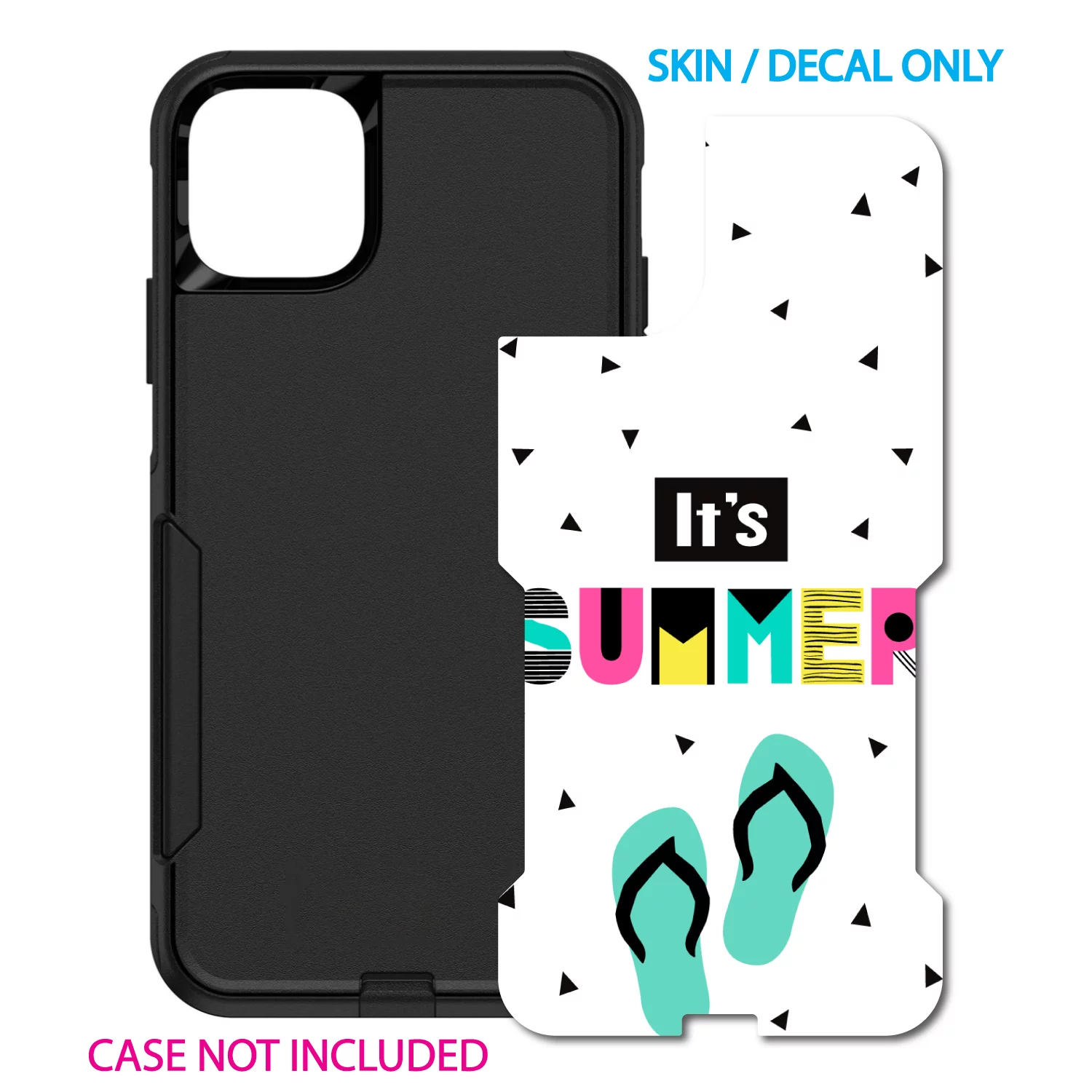 DistinctInk Custom SKIN / DECAL compatible with OtterBox Commuter for iPhone 11 Pro (5.8