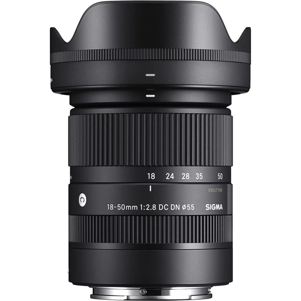 Sigma 18-50mm f/2.8 DC DN Contemporary Lens for Sony E + Flash +  Tripod & More - 32GB Accessory Kit