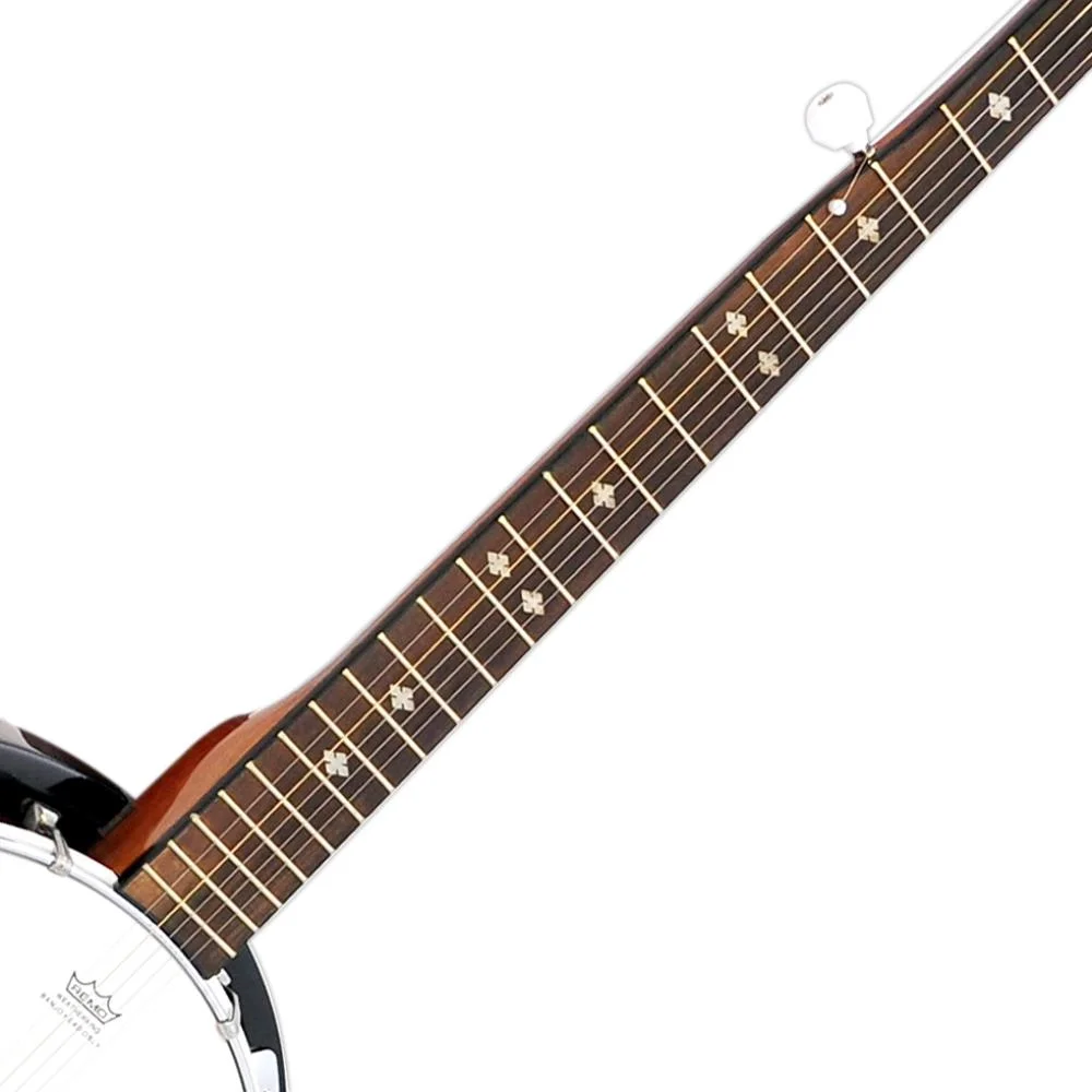 Pyle PBJ60 5-String Banjo with White Jade Tune Pegs and Rosewood Fretboard