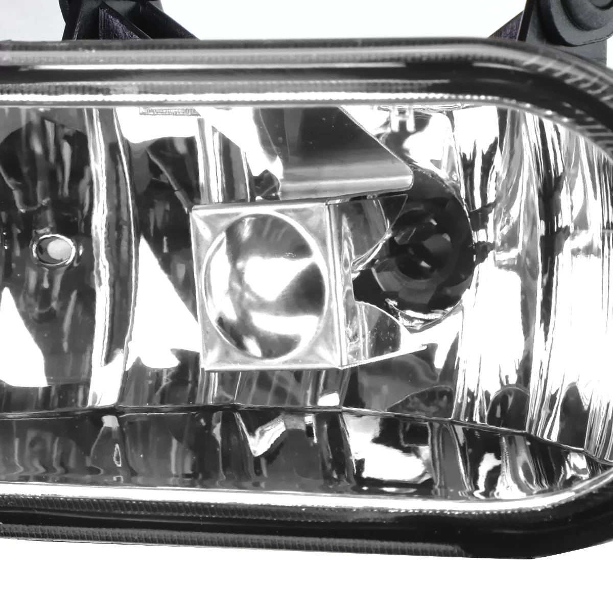 DNA Motoring FL-ZTL-250-CH For 2002 to 2006 Cadillac Escalade EXT ESV Pair Bumper Driving Fog Light Lamp+Switch Clear Lens 03 04 05