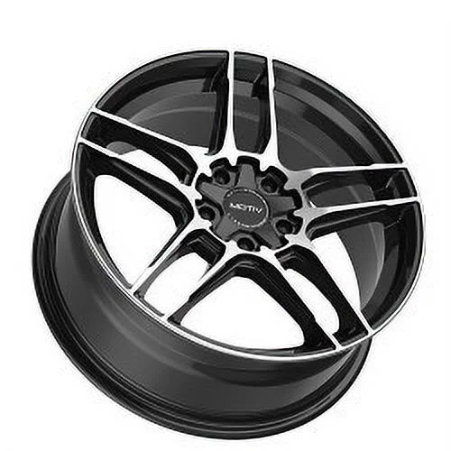 18x7.5 Motiv 434MB Matic Machined Black Wheel 5x108/5x4.5 (40mm)
