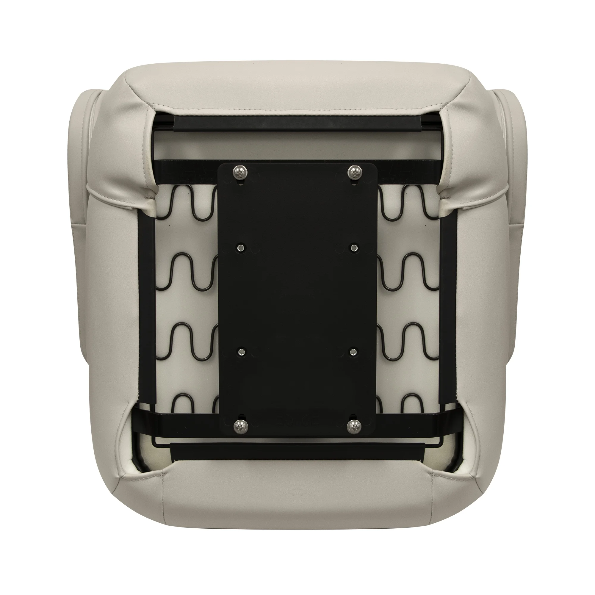 Wise 3127-990 Premier Series Mid Back Pontoon Helm with Flip Up Arm Rests, Platinum