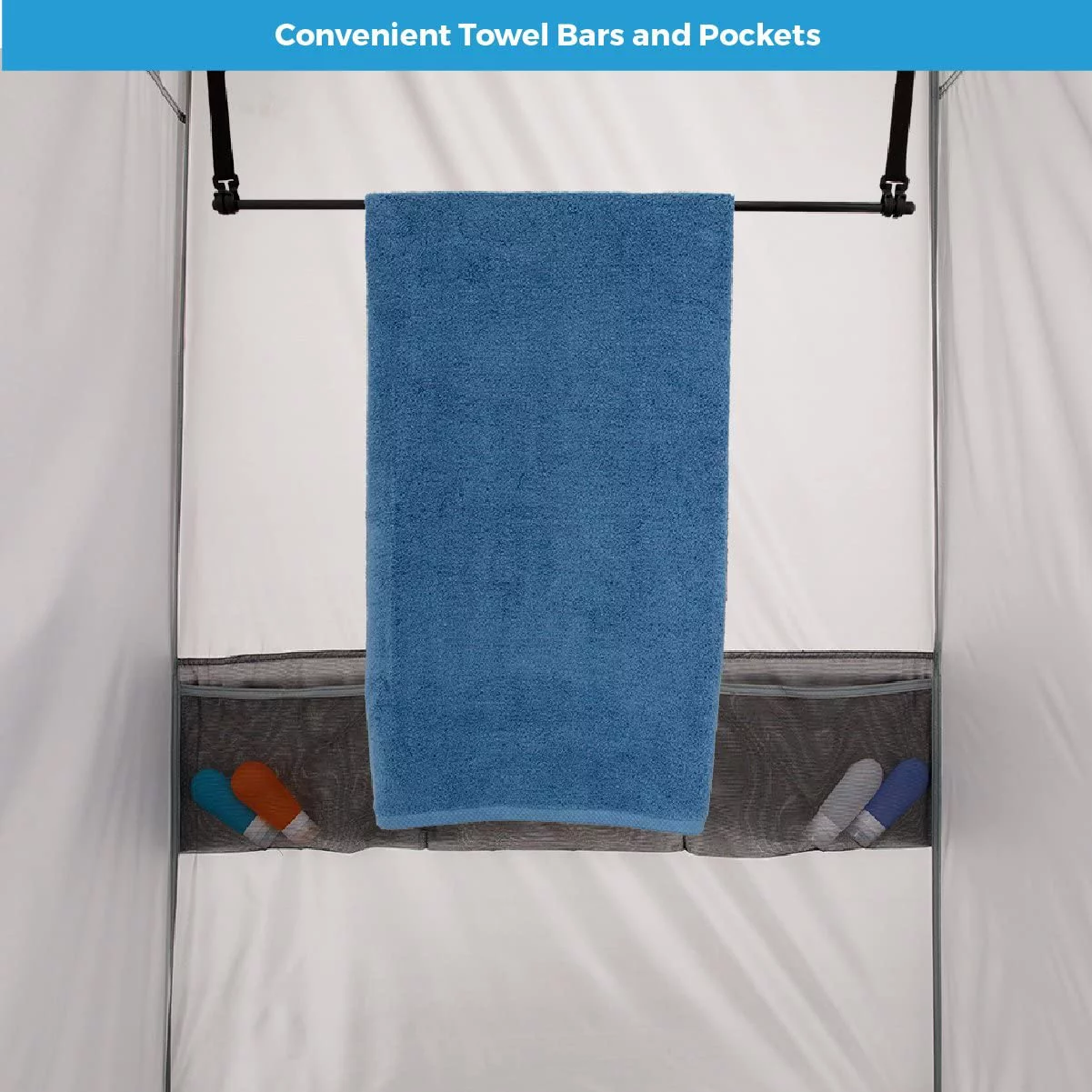 HYUN Instant Camping Utility Shower Tent with Changing Privacy Room
