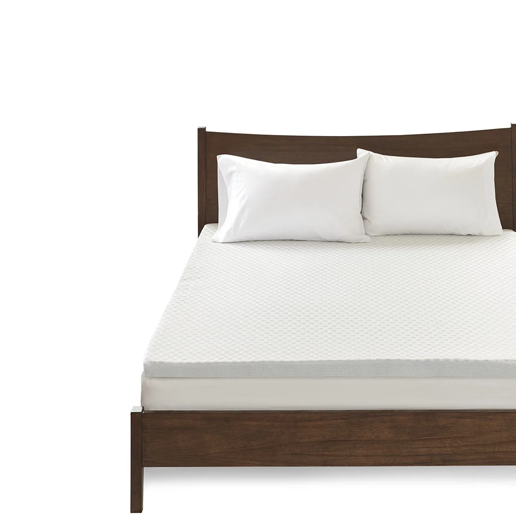Gracie Mills Henrietta 2-inch Gel Memory Foam Mattress Topper with Cooling Cover - GRACE-7918