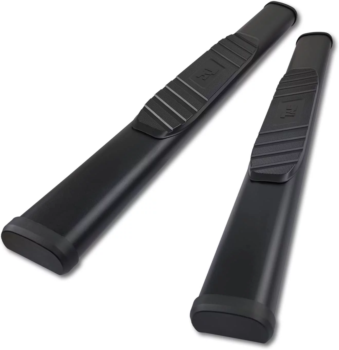 TAC Arrow Side Steps Running Boards Compatible with 2007-2018 Jeep Wrangler JK 2 Door SUV 5” Aluminum Texture Black Step Rails Nerf Bars Lightweight Off Road Accessories 2Pcs