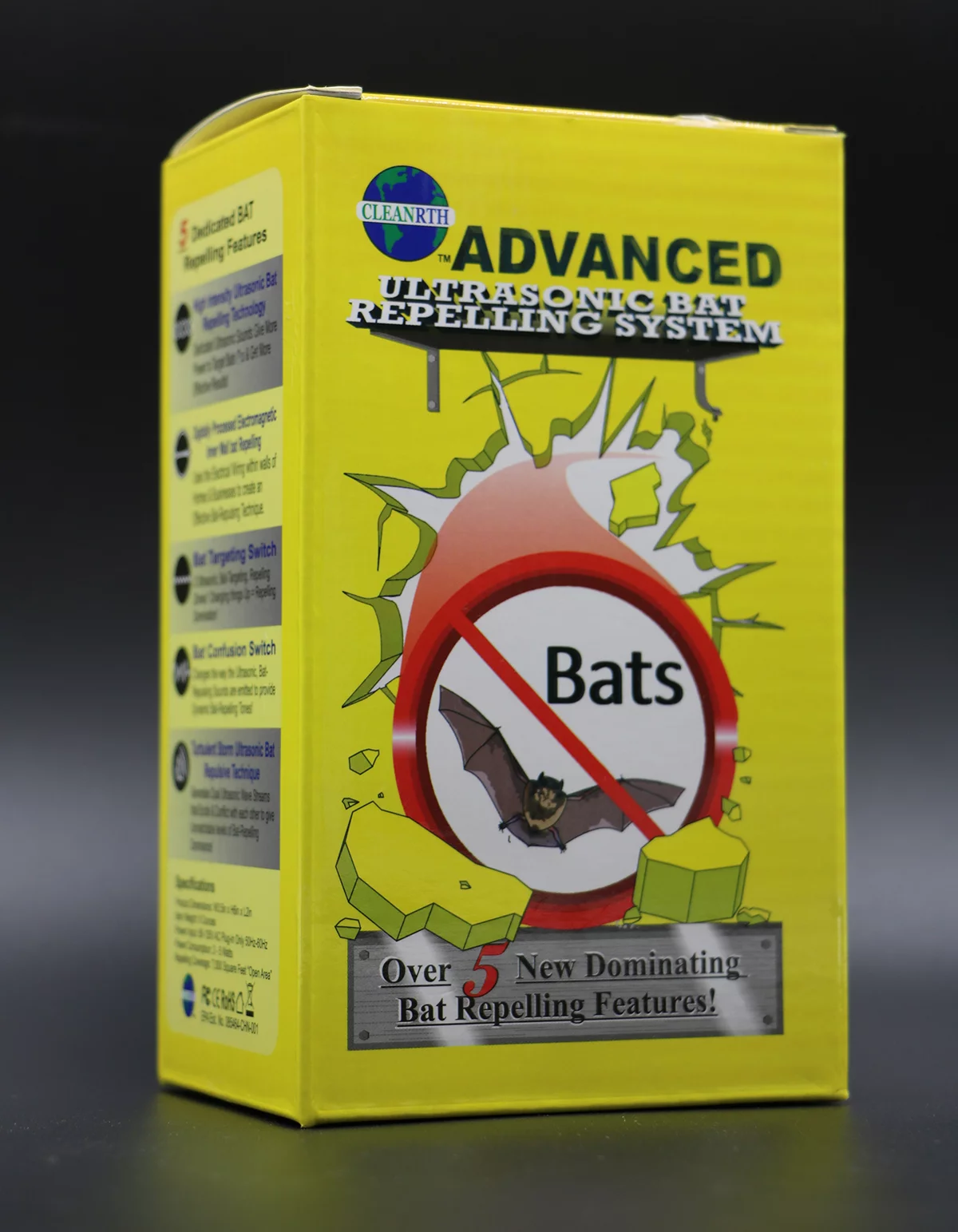 Cleanrth CB006 Advanced Ultrasonic Bat Repelling System Demands Bats to Leave