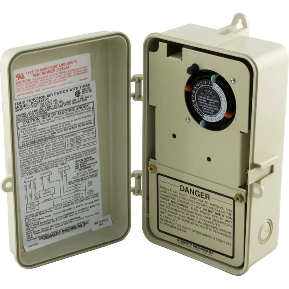 Intermatic Air Switch with Timer 4 Function RC2343PT