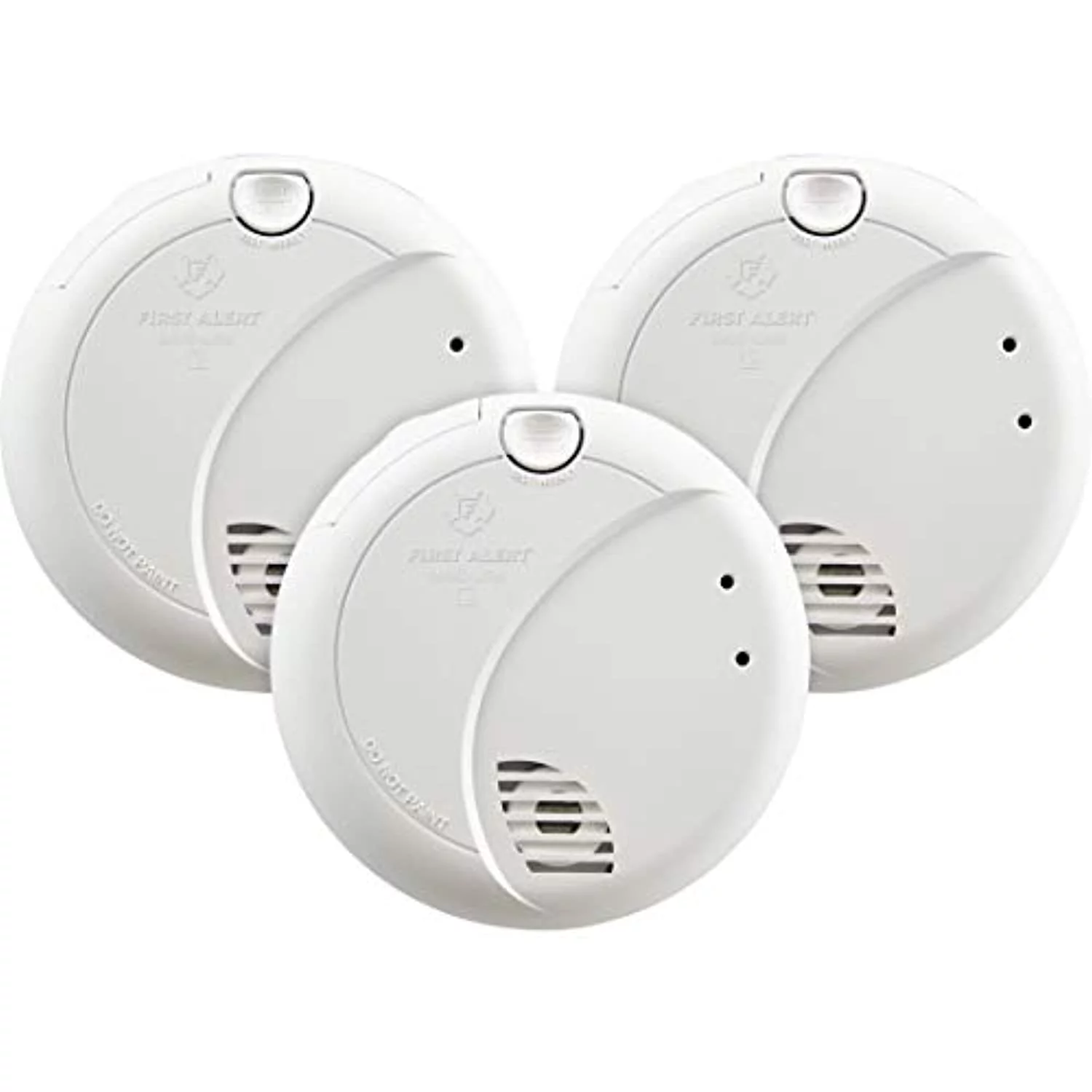 First Alert BRK 7010BFF-3 Hardwired Smoke Detector with Photoelectric Sensor and Battery Backup, 3-Pack