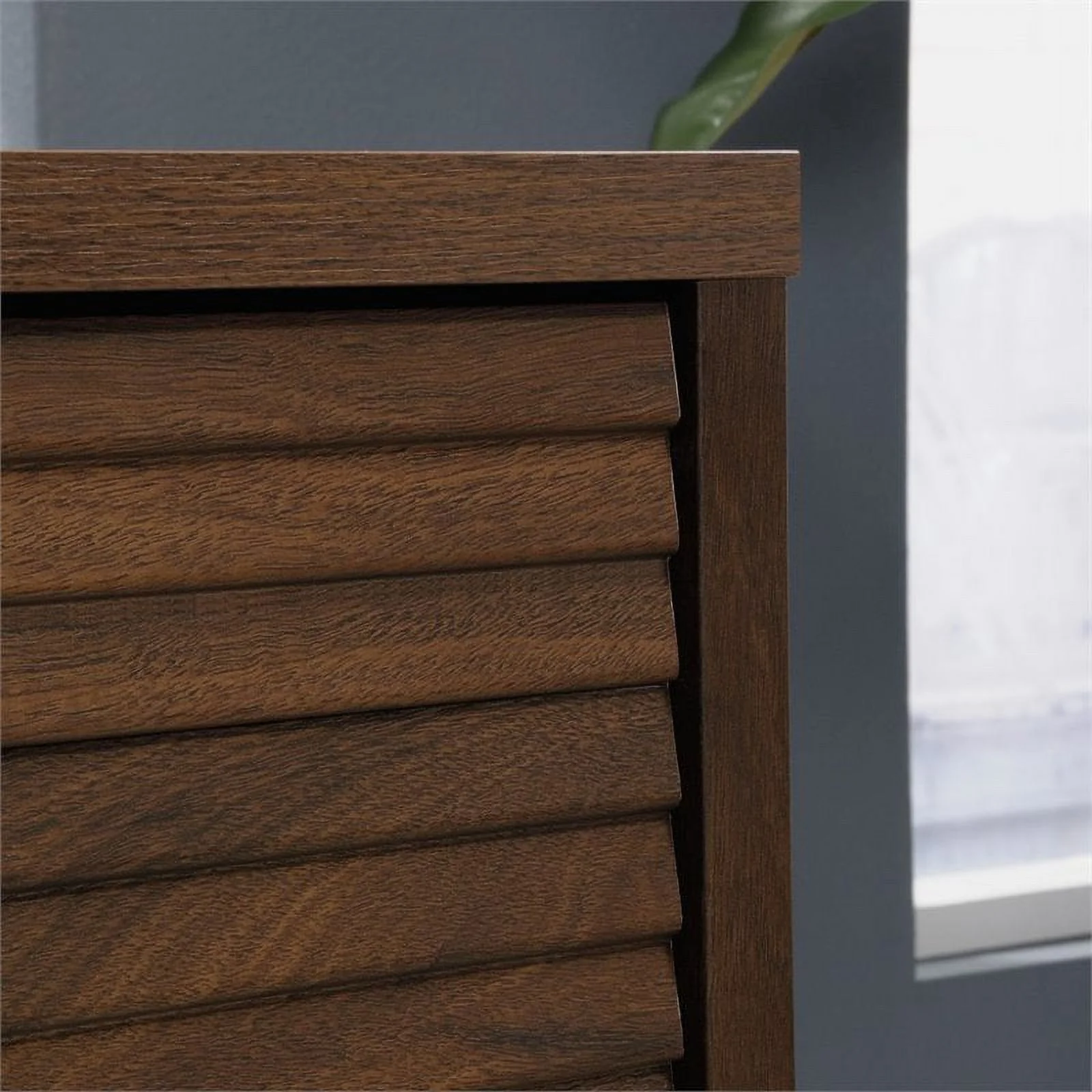 Home Square 2-Piece Set with 2 Drawer Lateral File & Library Hutch