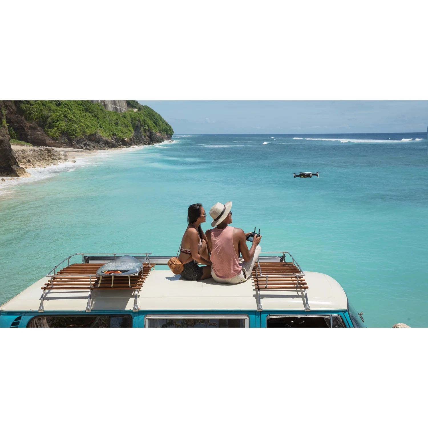 DJI Mavic Air Quadcopter with Remote Controller - Flame Red - (Open Box)