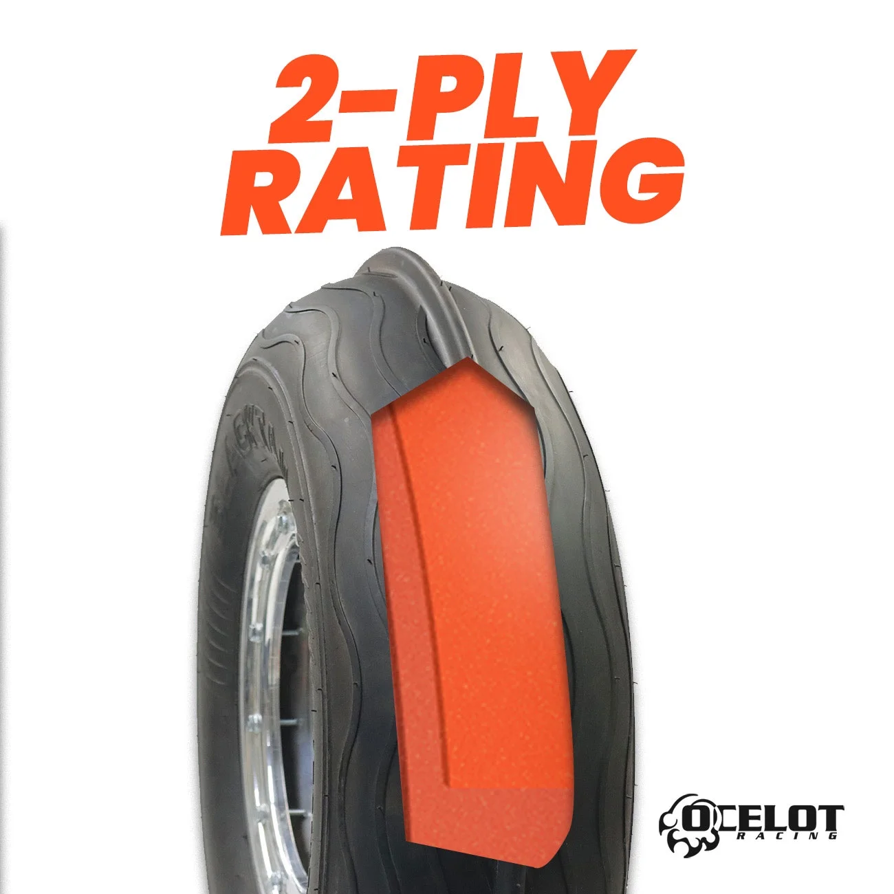 22 x 8 - 10 Ocelot Blacktail Front Tire