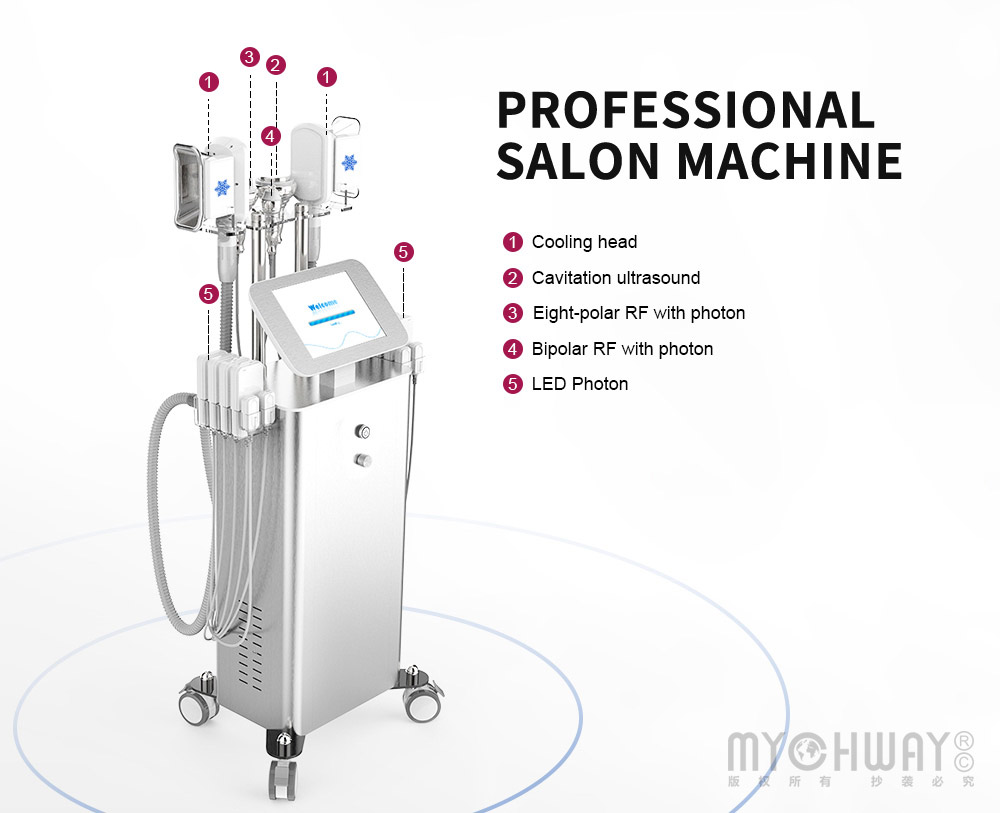 Suerbeaty 5 IN 1 Cold Freezing Cool Sculpting Double Chin Removal Full Body Beauty Machine