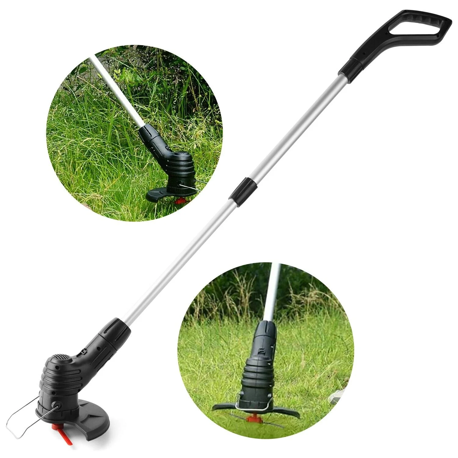 Cordless Electric Weed Lawn Edger Yard Grass String Trimmer Cutter Mower Garden