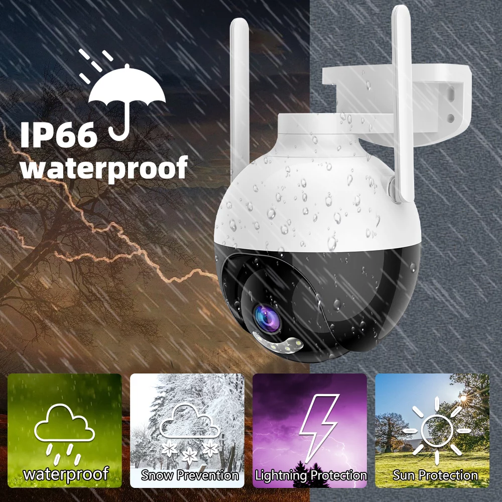 Security Camera,DFITO 5G Wi-Fi Home Security Camera System,2-Way Audio Night Vision, Waterproof