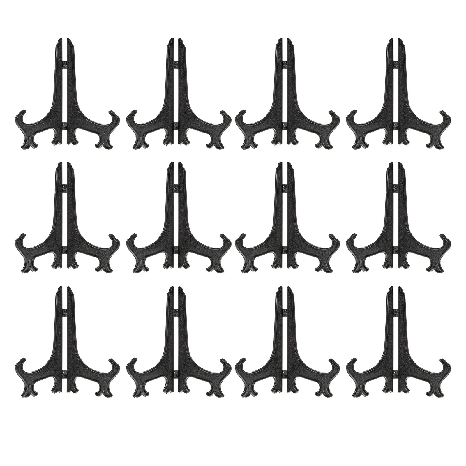 3 Inch Clear Easels Stand Plate Holders Display Pictures Weddings Home Decoration Birthdays Tables 12 Pack