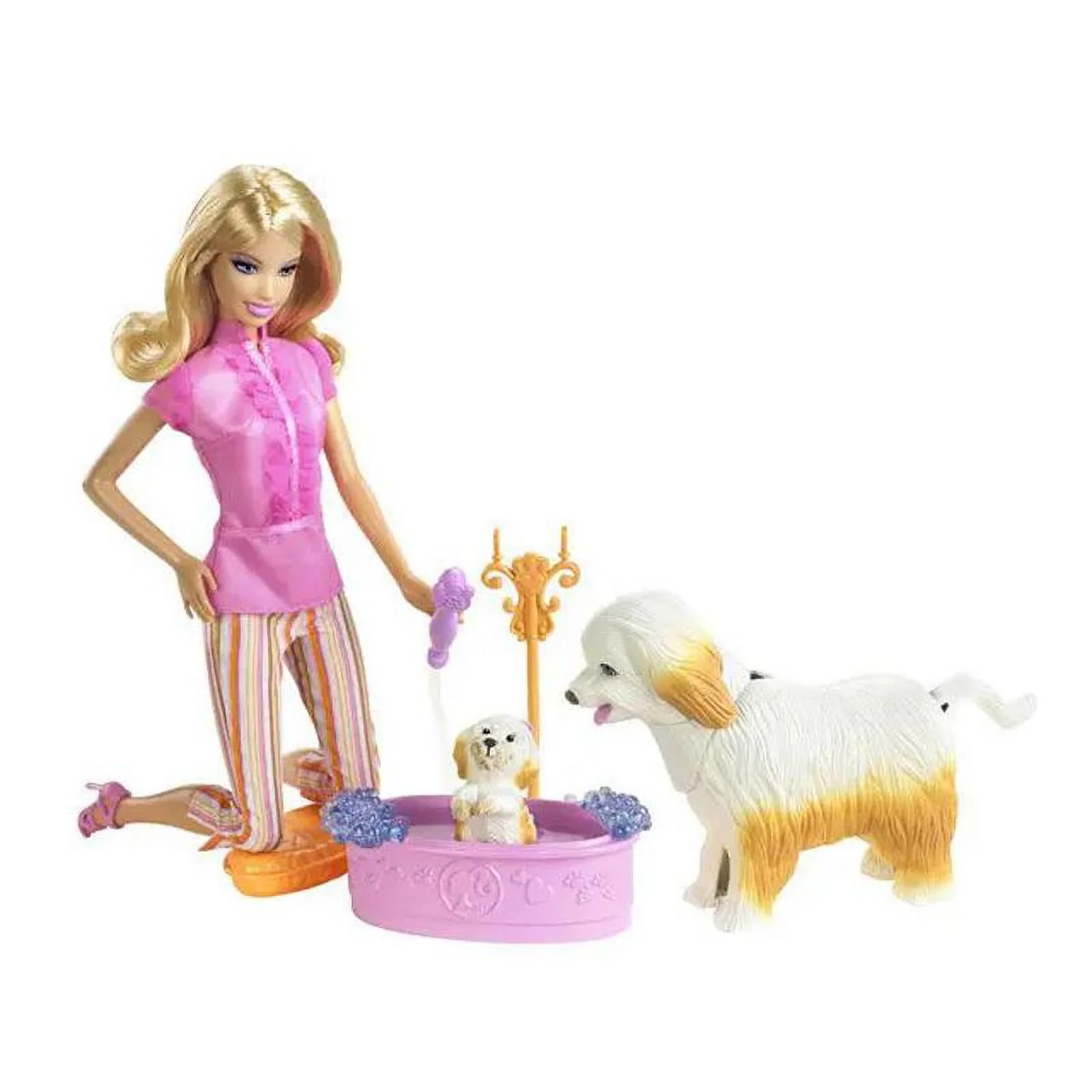 Barbie Clean-Up Pup Doll & Playset 2008 Mattel N4890