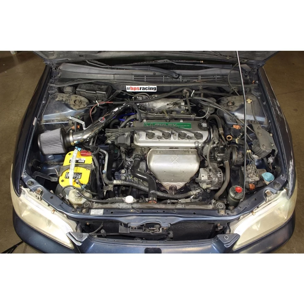 HPS Performance Black Shortram Air Intake for 98-02 Honda Accord 2.3L DX EX LX VP SE