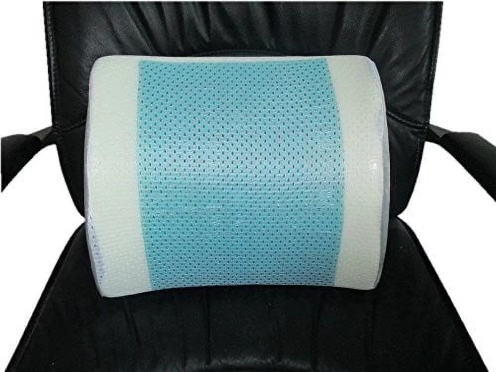 Bael Wellness Lumbar Support Back Cushion & Pillow. Gel Enhanced Memory Foam with Mesh Cover