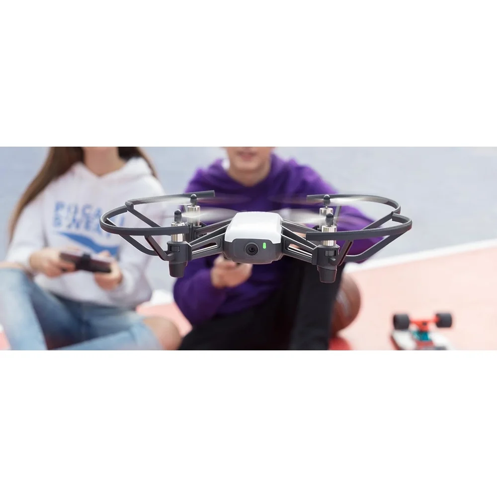 Open Box DJI Ryze Tech Tello Boost Combo - Mini Drone with 5MP Camera, RC Quadcopter with 720p HD Video, 13min Flight Time, White