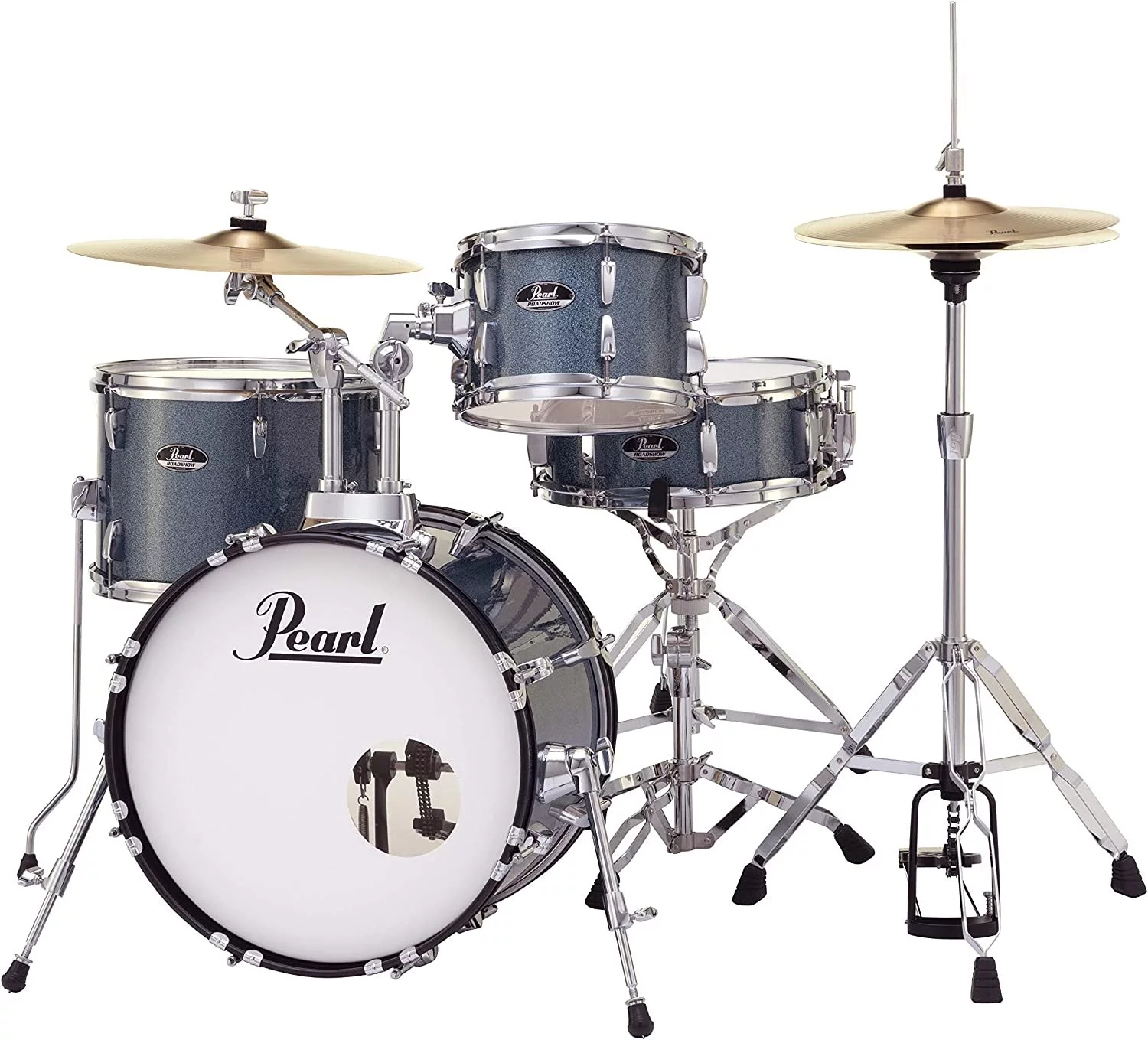 Pearl Roadshow Complete 4-Piece Drum Set w/ 18