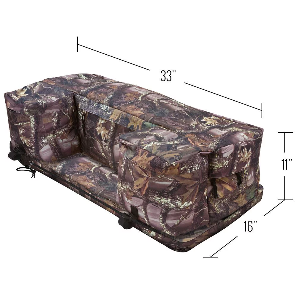 Oak Camouflage ATV Rack Pack Utility Pack with Cushion