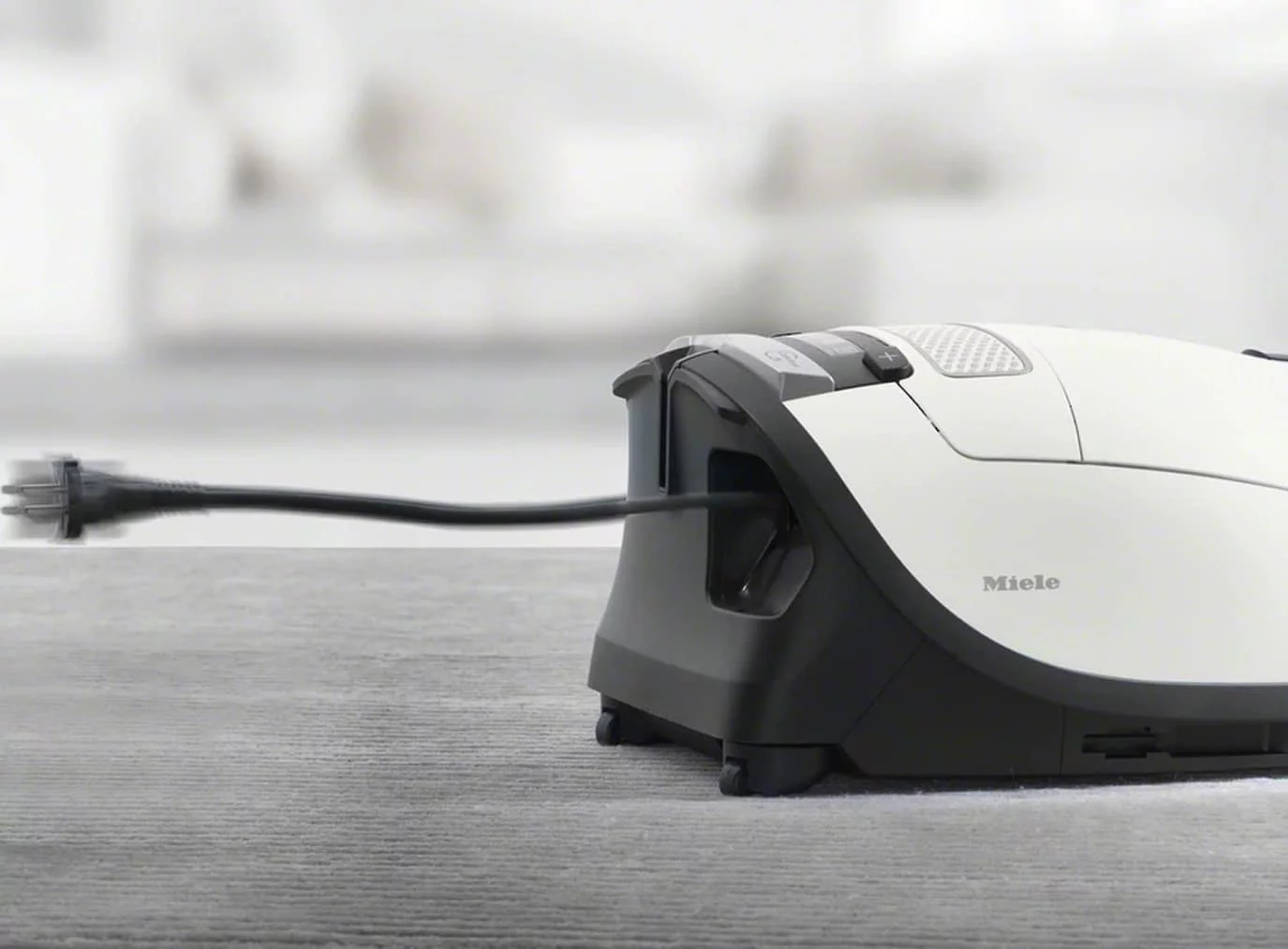 Miele Complete C3 Cat & Dog Powerline Canister Vacuum (Lotus White)