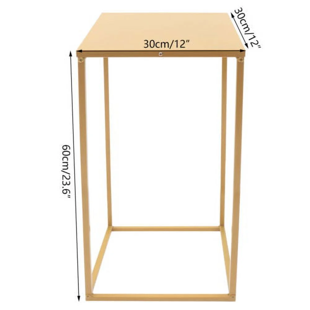 10pcs Iron Art Flower Rack Wedding Geometric Vases Column Stand Prop Detachable