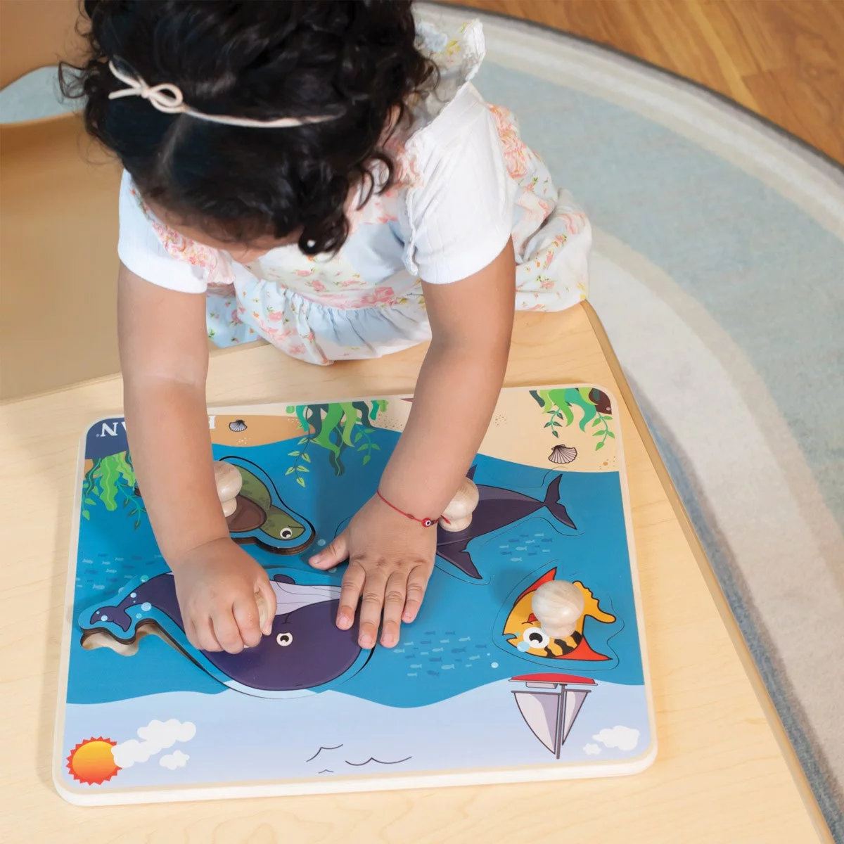 Kaplan Early Learning Jumbo Knob Puzzles - Set of 7