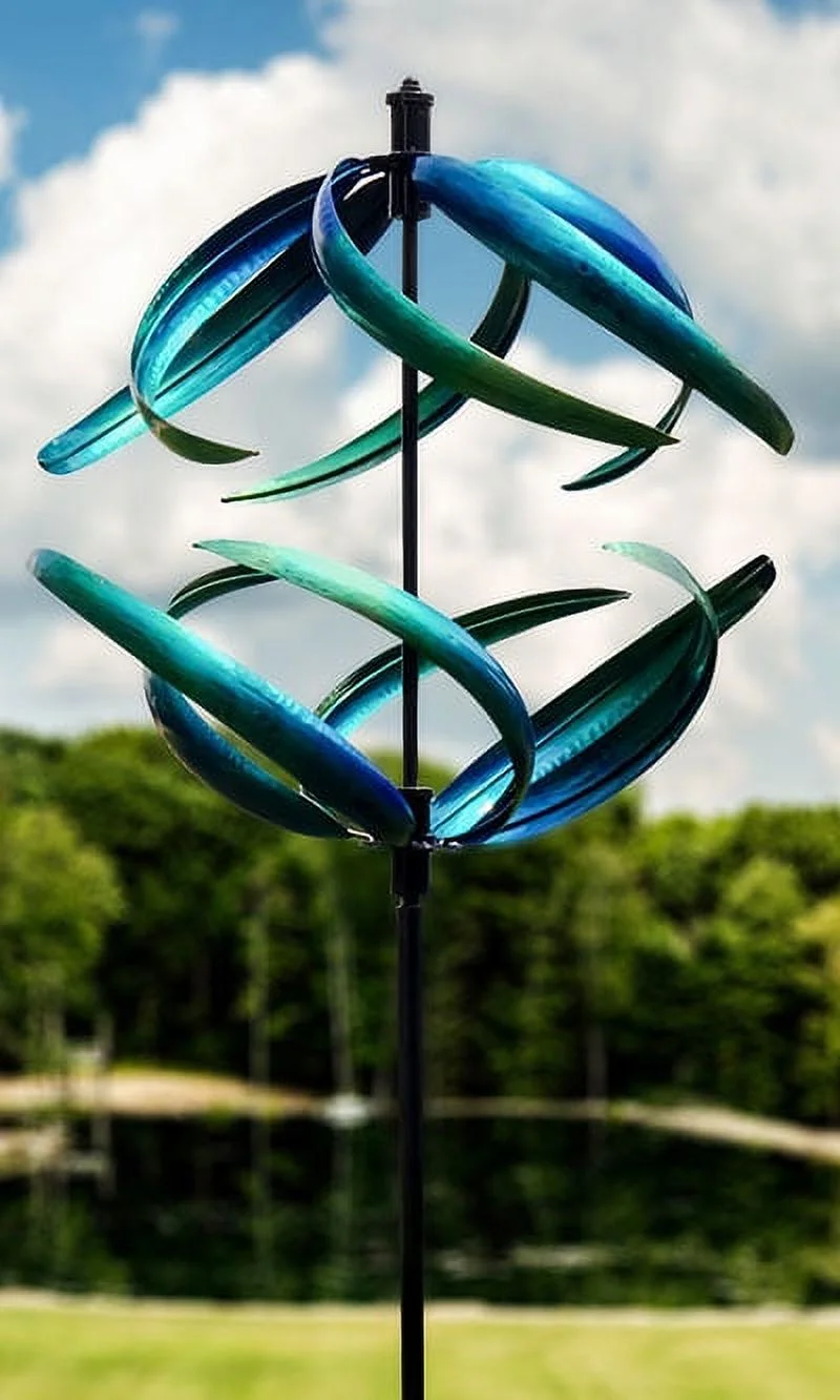 Marshall Kinetic Sphere Wind Spinner, Caribbean, 82