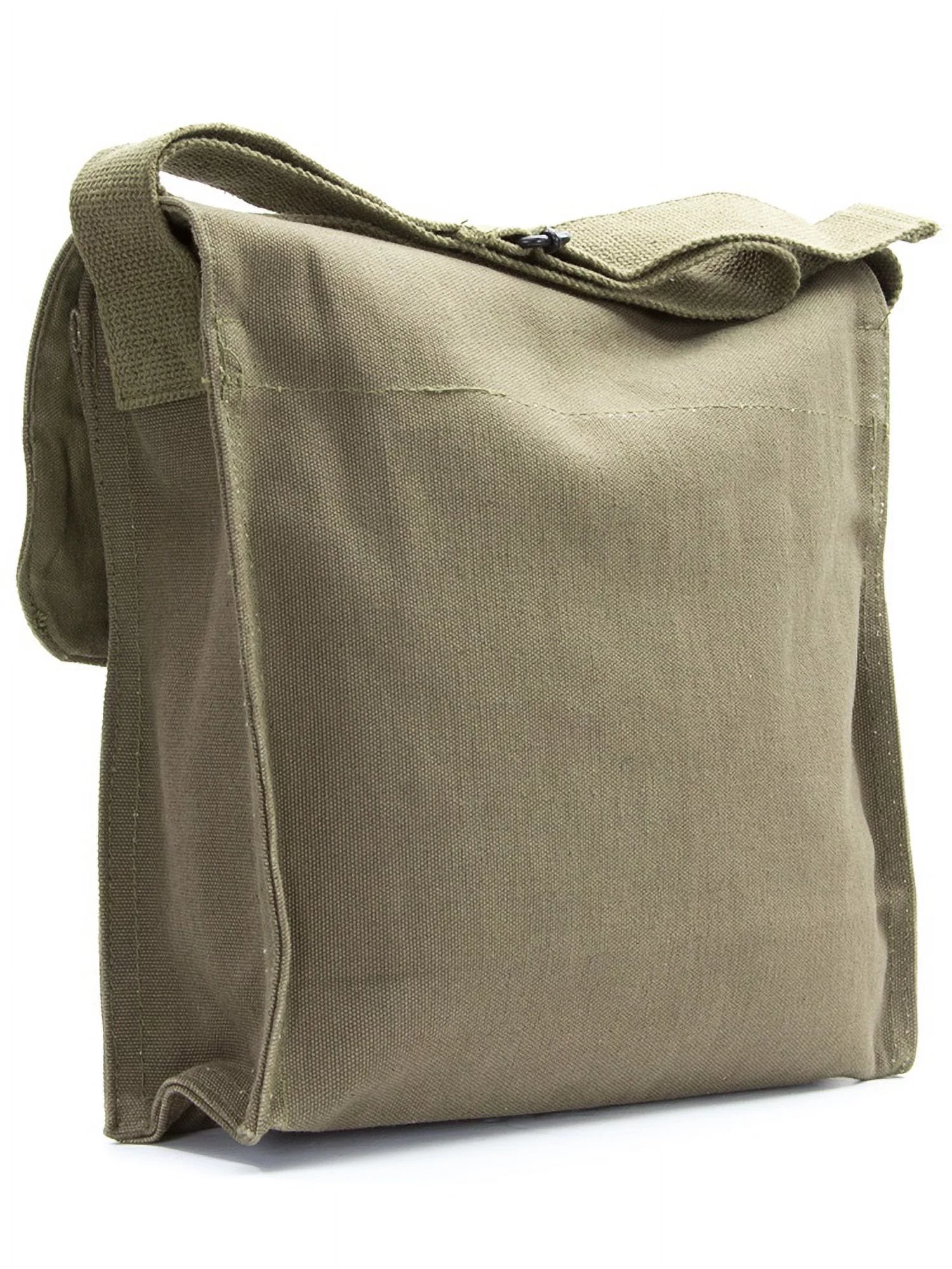 Grab A Smile Smokey Bear Heavyweight Canvas Medic Shoulder Bag, Olive & Black