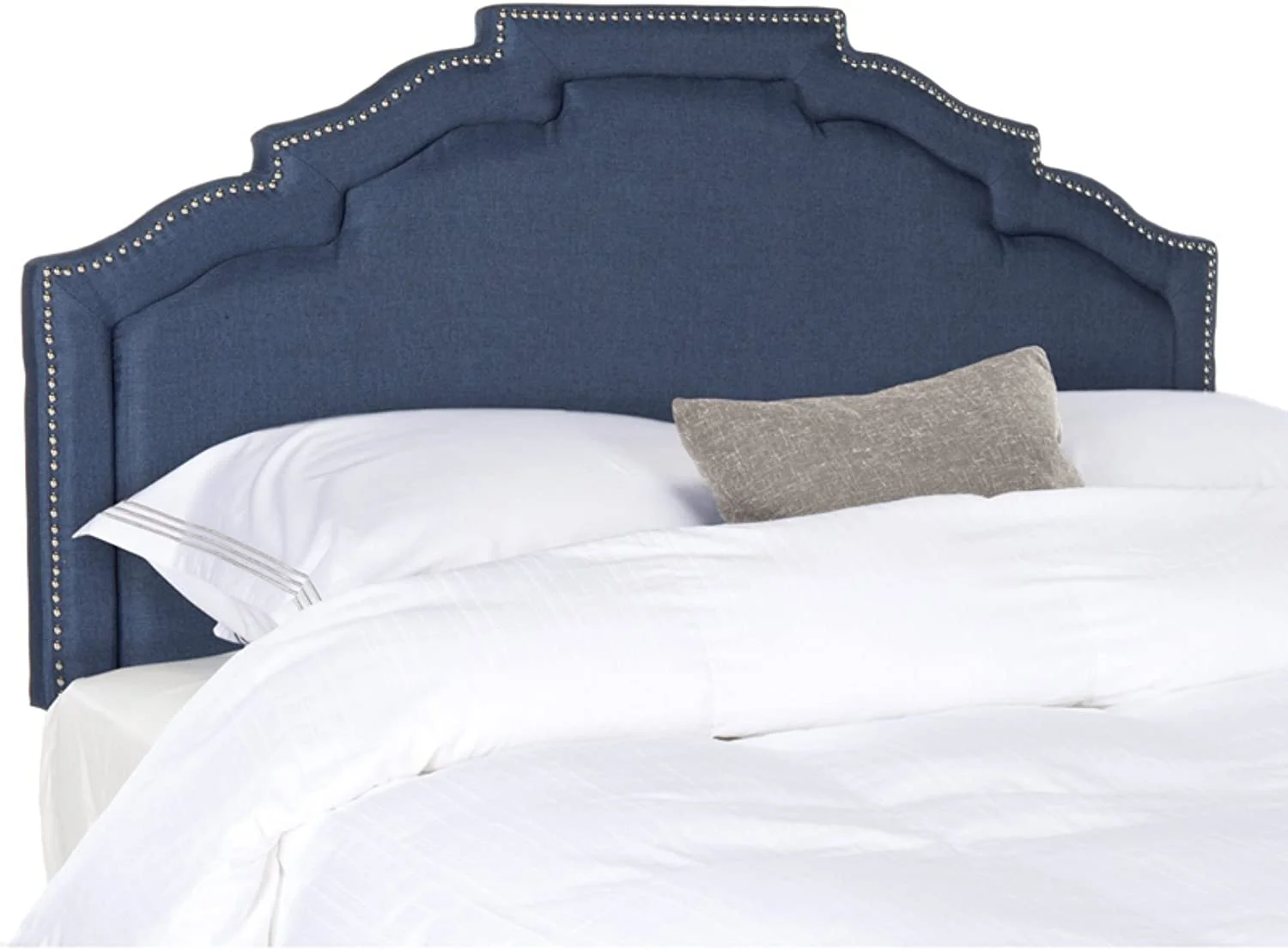 Mercer Collection Alexia Buckwheat Yellow Linen Headboard (Full)