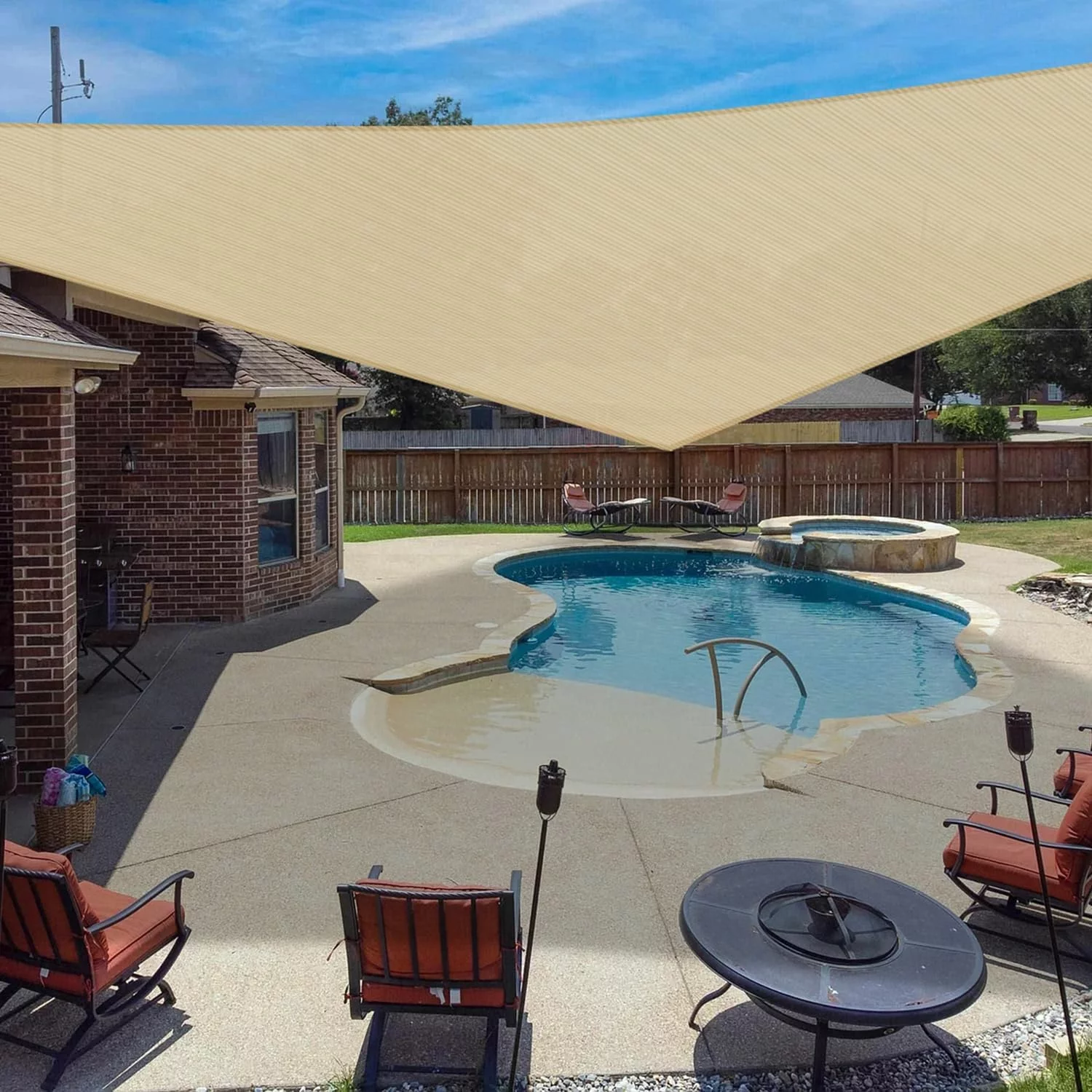 X 9' X 12' Sun Shade Sail Right Triangle Outdoor Canopy Cover UV Block For Backyard Porch Pergola Deck Garden Patio (Sand)