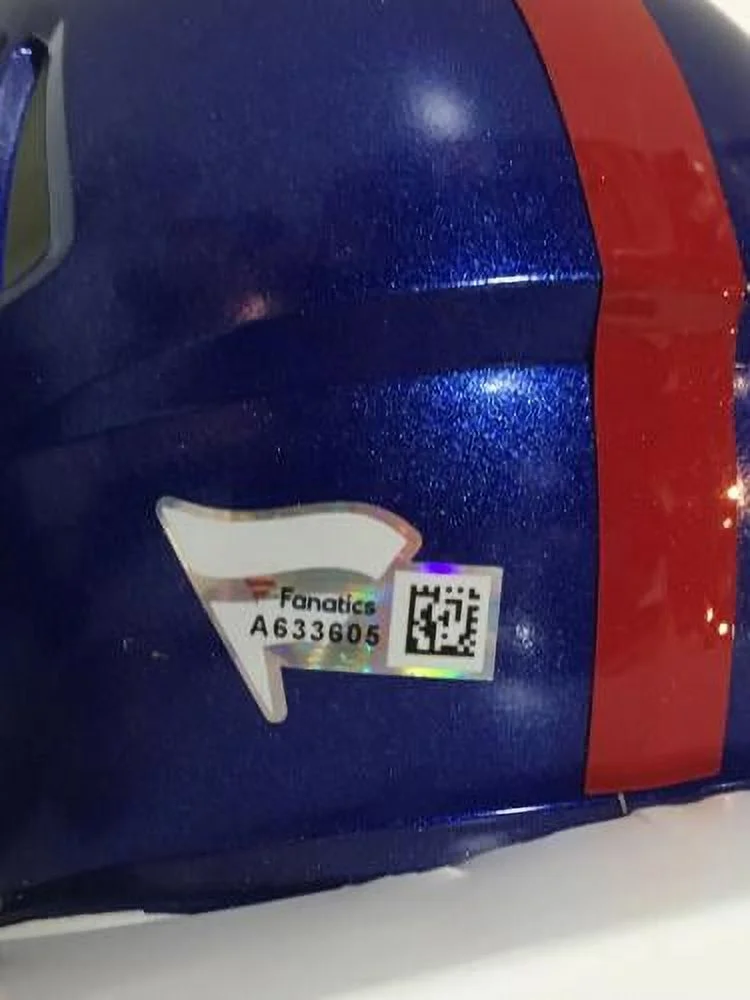 Daniel Jones New York Giants Autographed Riddell Speed Mini Helmet - Fanatics Authentic Certified