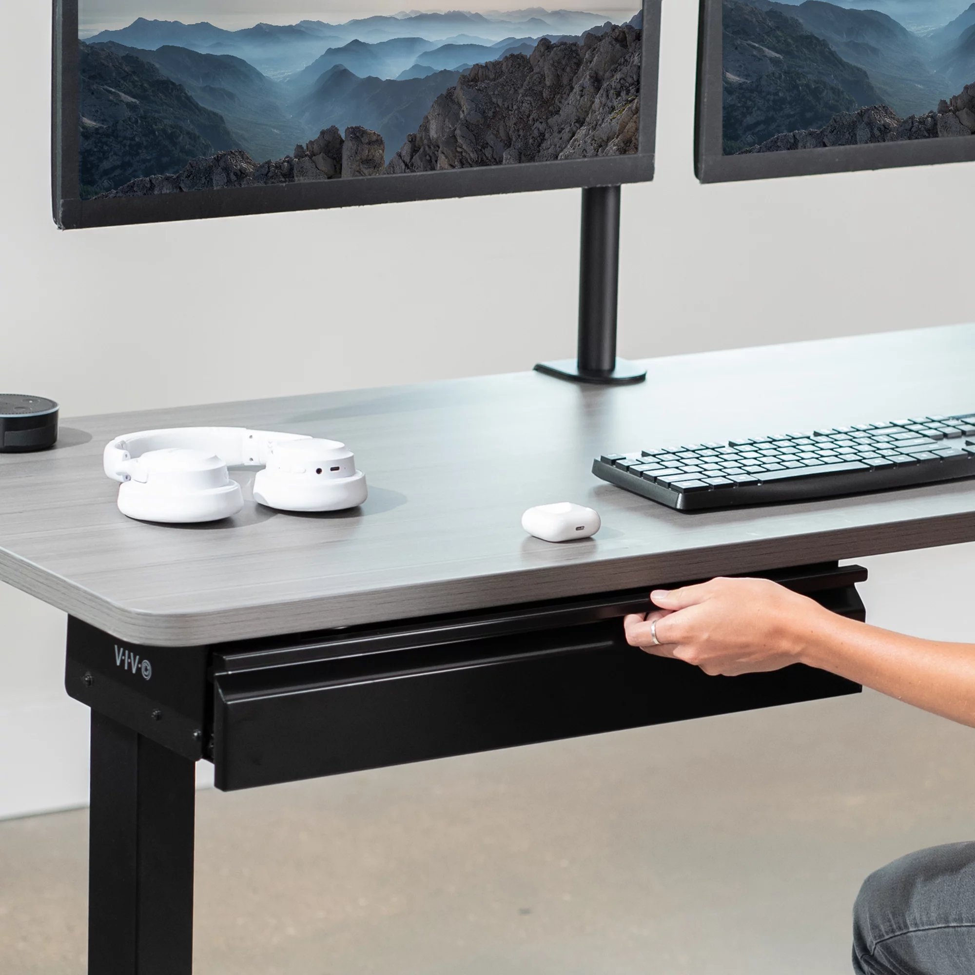 VIVO Black Space Saving 22