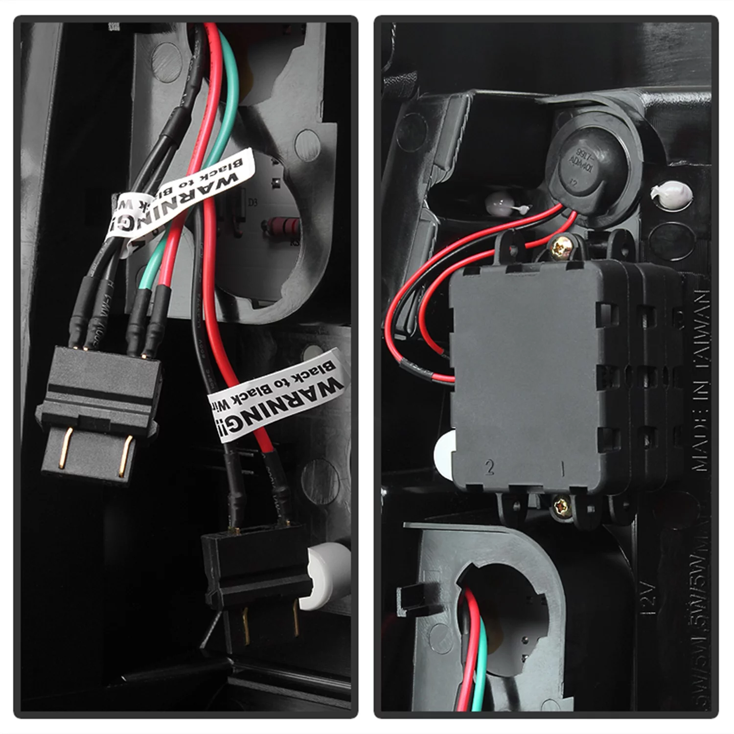 Spyder Chevy Silverado 1500/2500 99-02 (Not Fit Stepside) / GMC Sierra 1500/2500/3500 99-03 Version 2 LED Tail Lights - Black Fits select: 1999-2001 CHEVROLET SILVERADO, 2002-2007 GMC NEW SIERRA