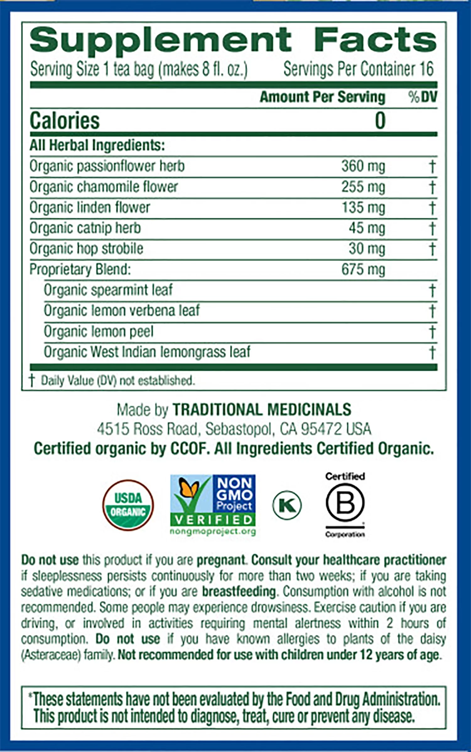 Traditional Medicinals Relaxation Tea Variety Pack (3 ct)