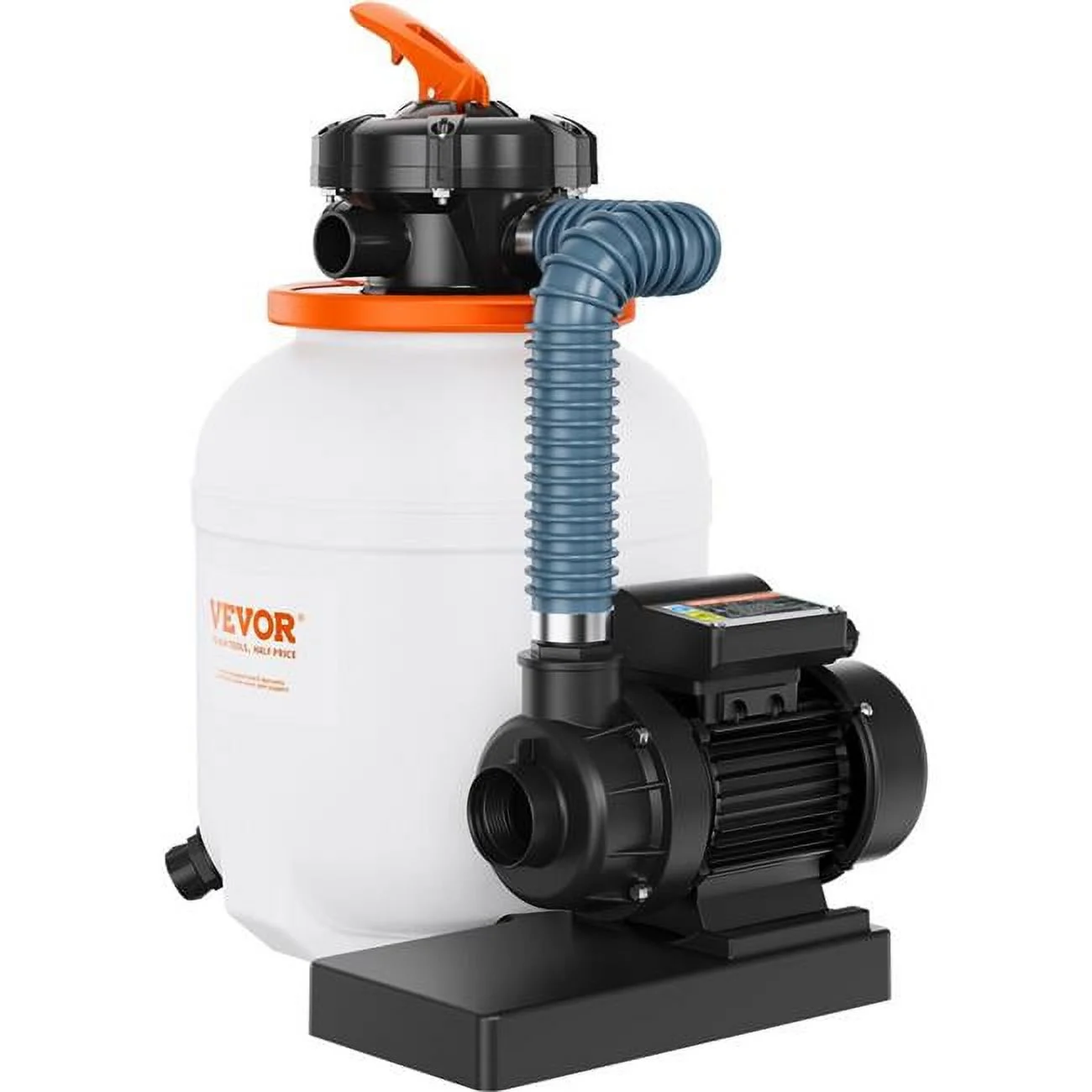 Vevor YCLXGLB12YCW395LUV1 12 in. 1585 GPH Sand Filter Pump for Above Ground Pools