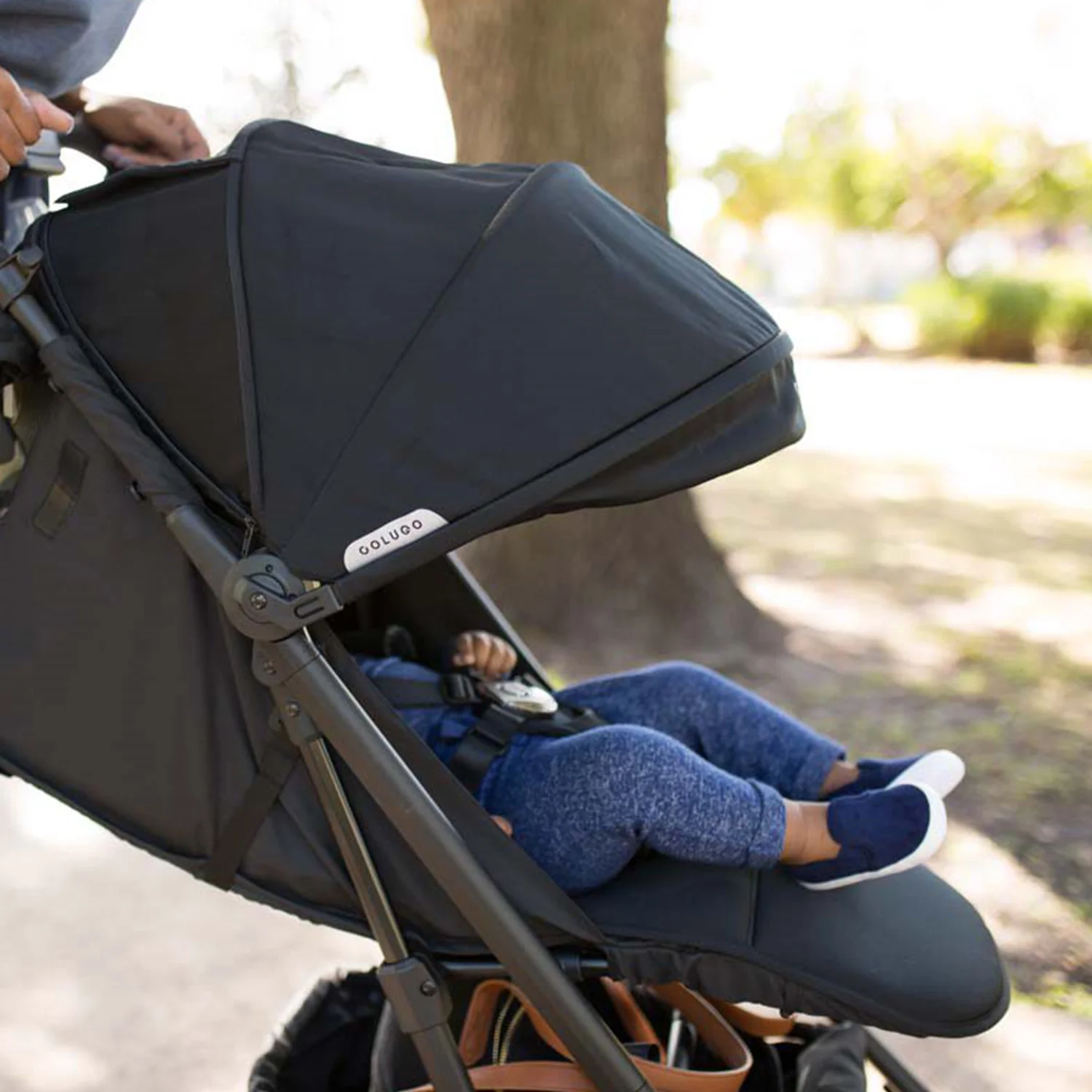 Colugo Compact Stroller - One Hand Fold Lightweight Stroller, Travel Stroller, Black