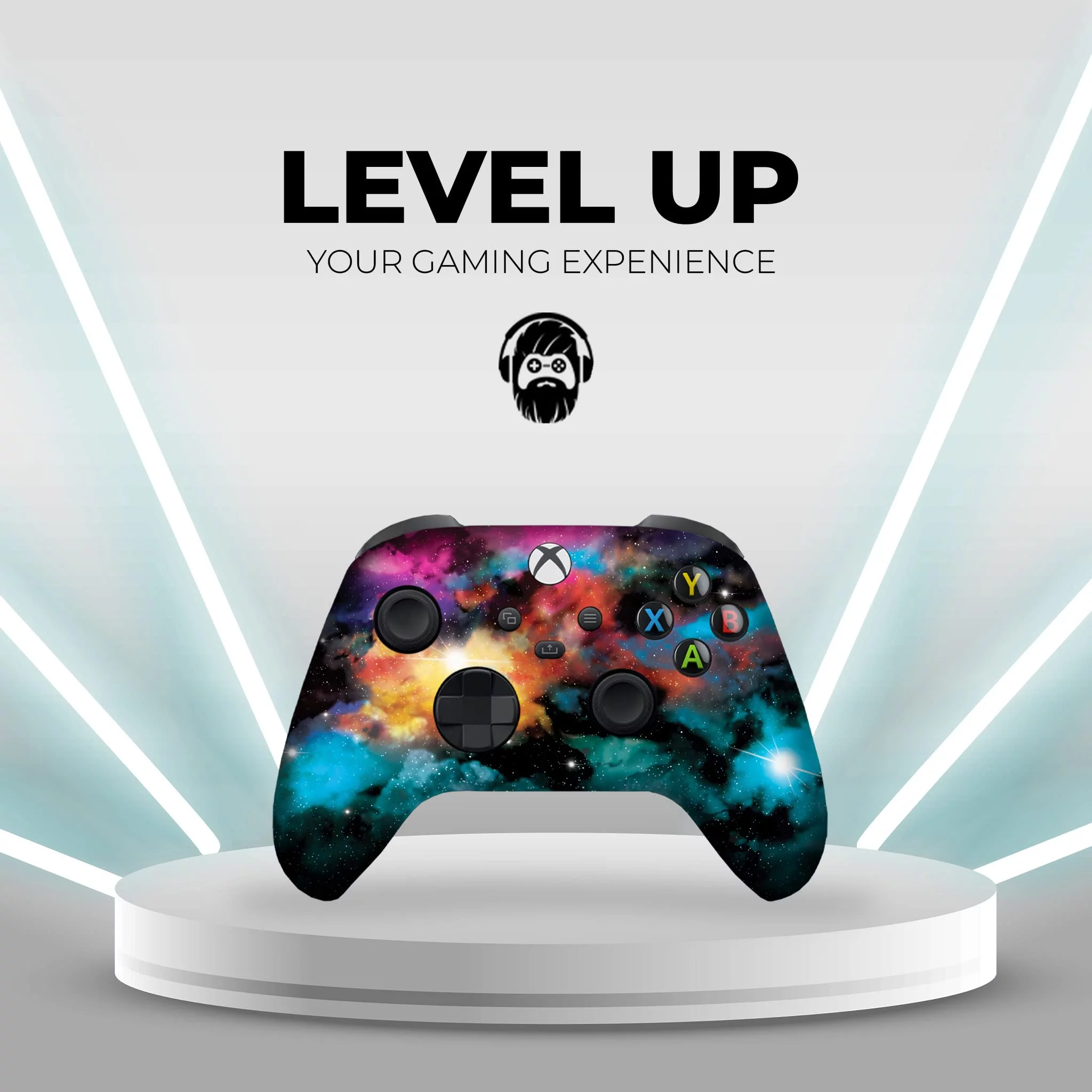 Dreamcontroller Wireless Xbox One Controller Galaxy Design, Compatible with Series X/S